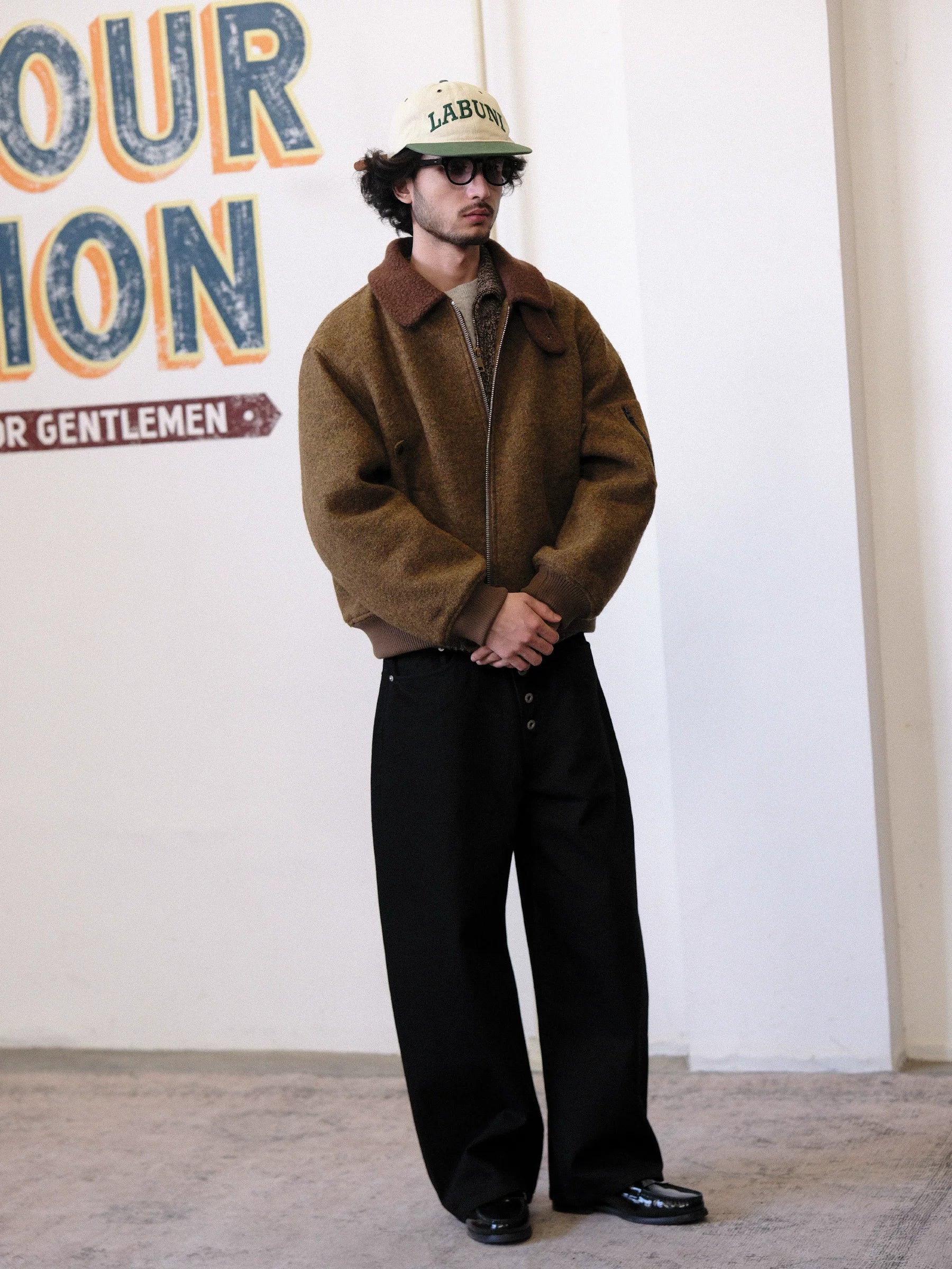 Button Fly Wide Jeans - Image 3