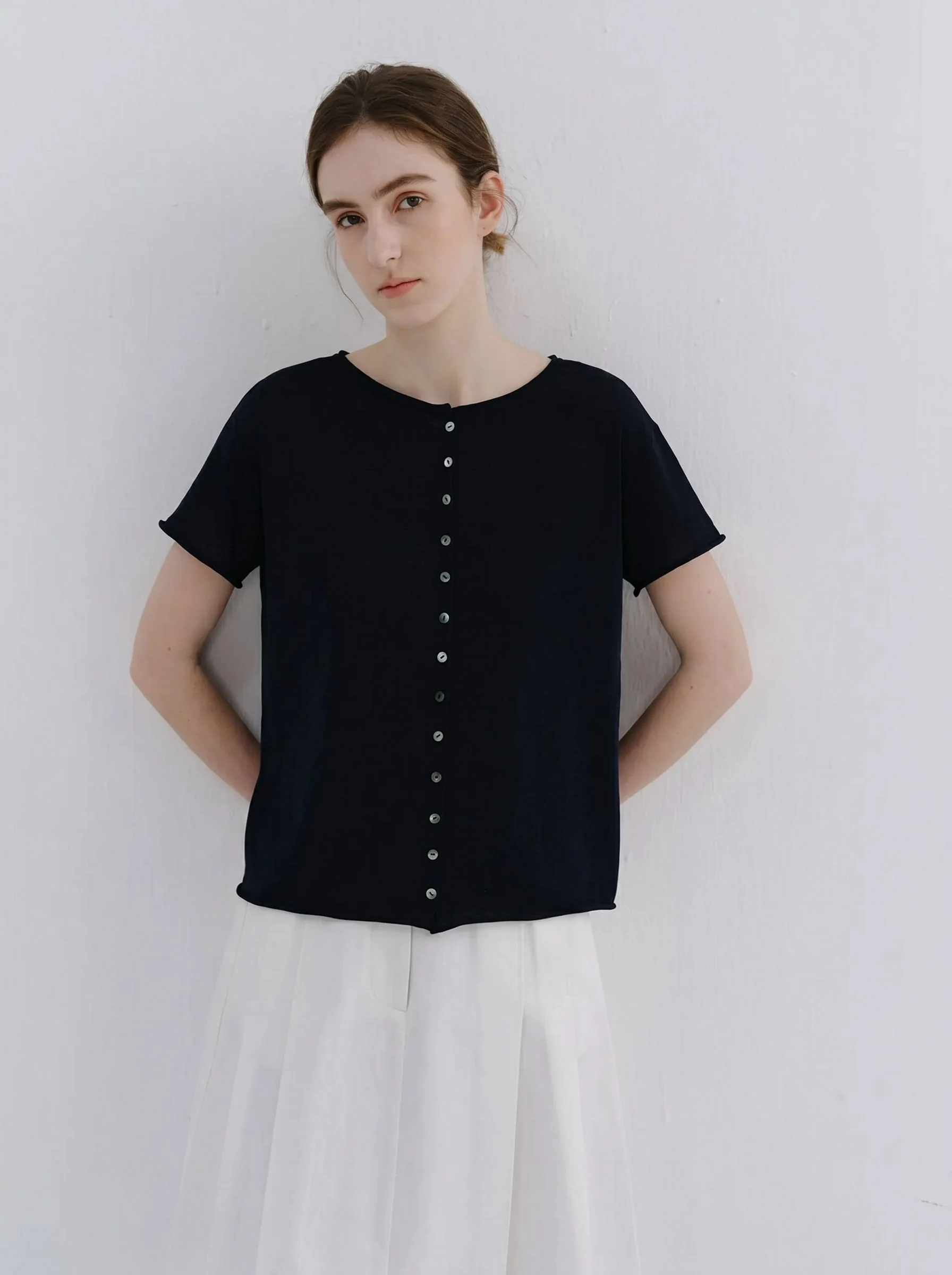 Button-Front Cardigan - Image 4