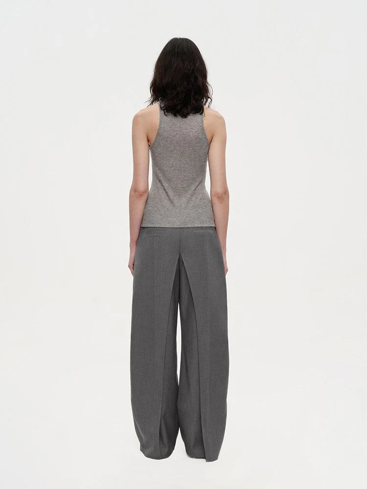 Button-Front Racer Tank - Image 4