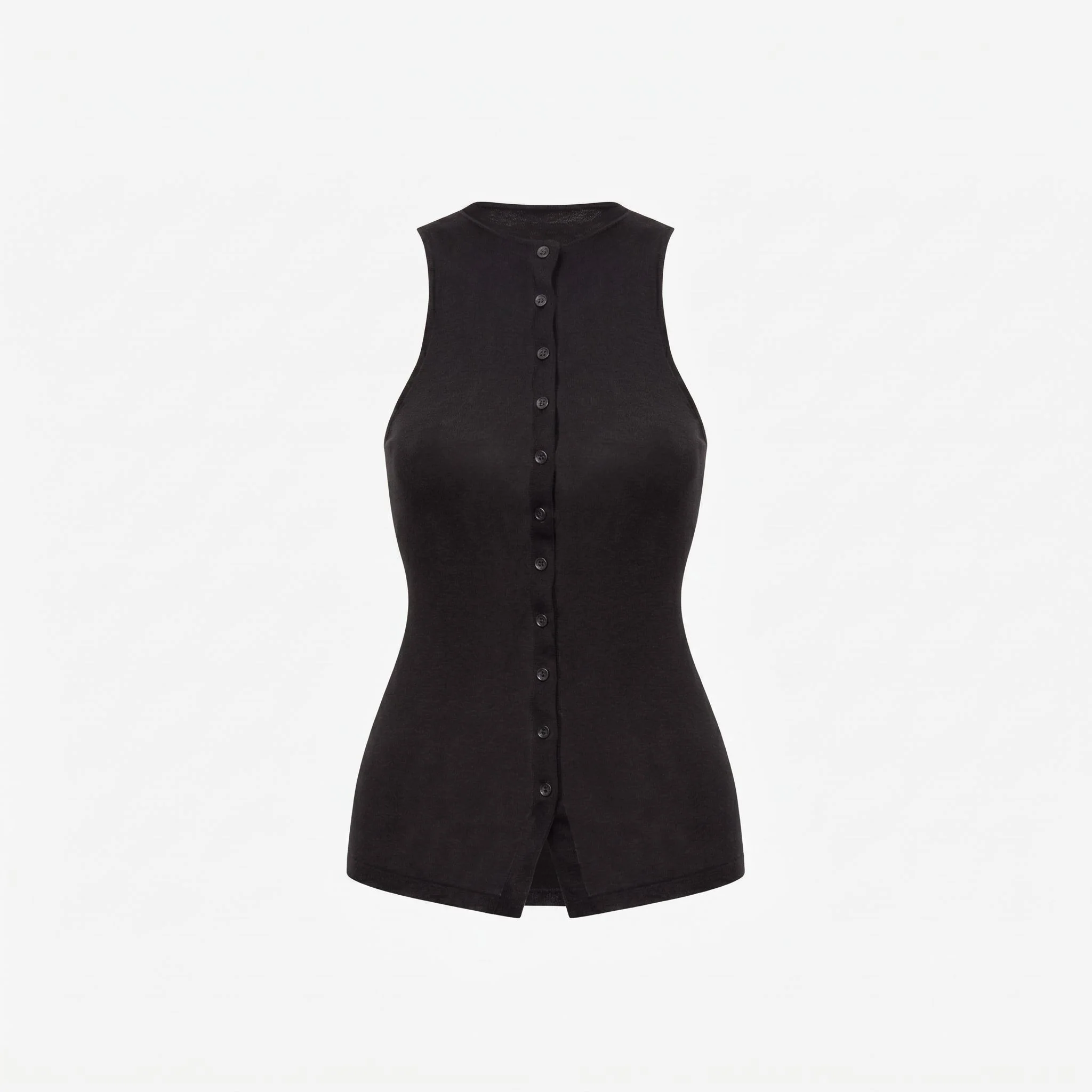 Button-Front Racer Tank - Image 6