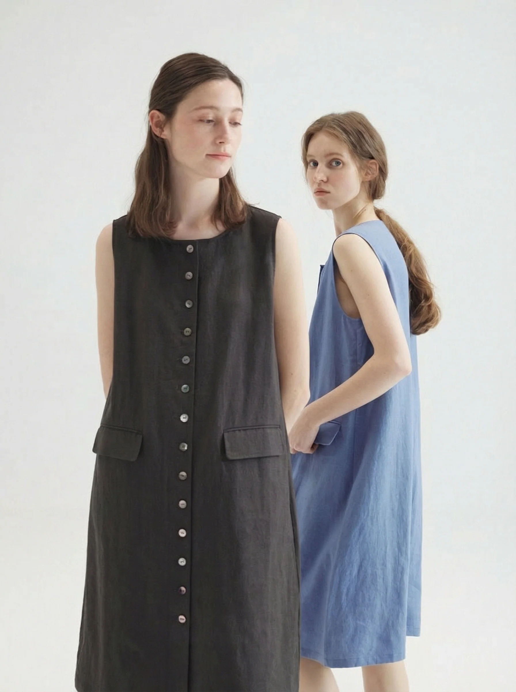 Button Front Shift Dress - Image 3