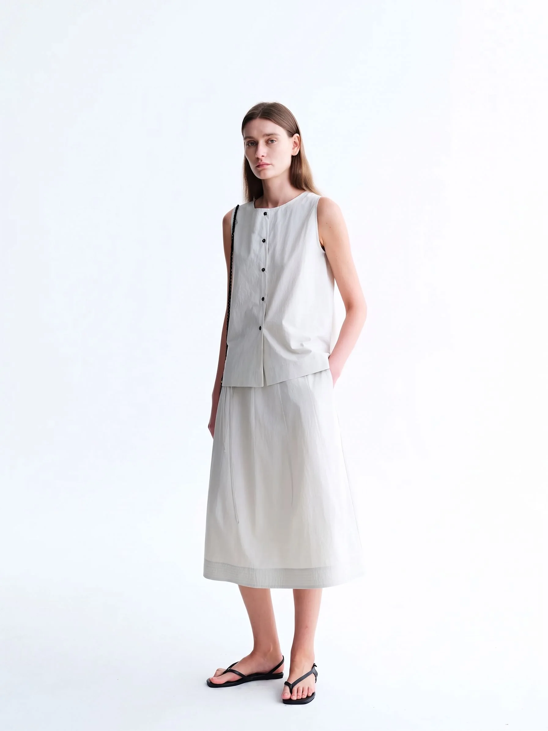 Button Front Tank - Image 5