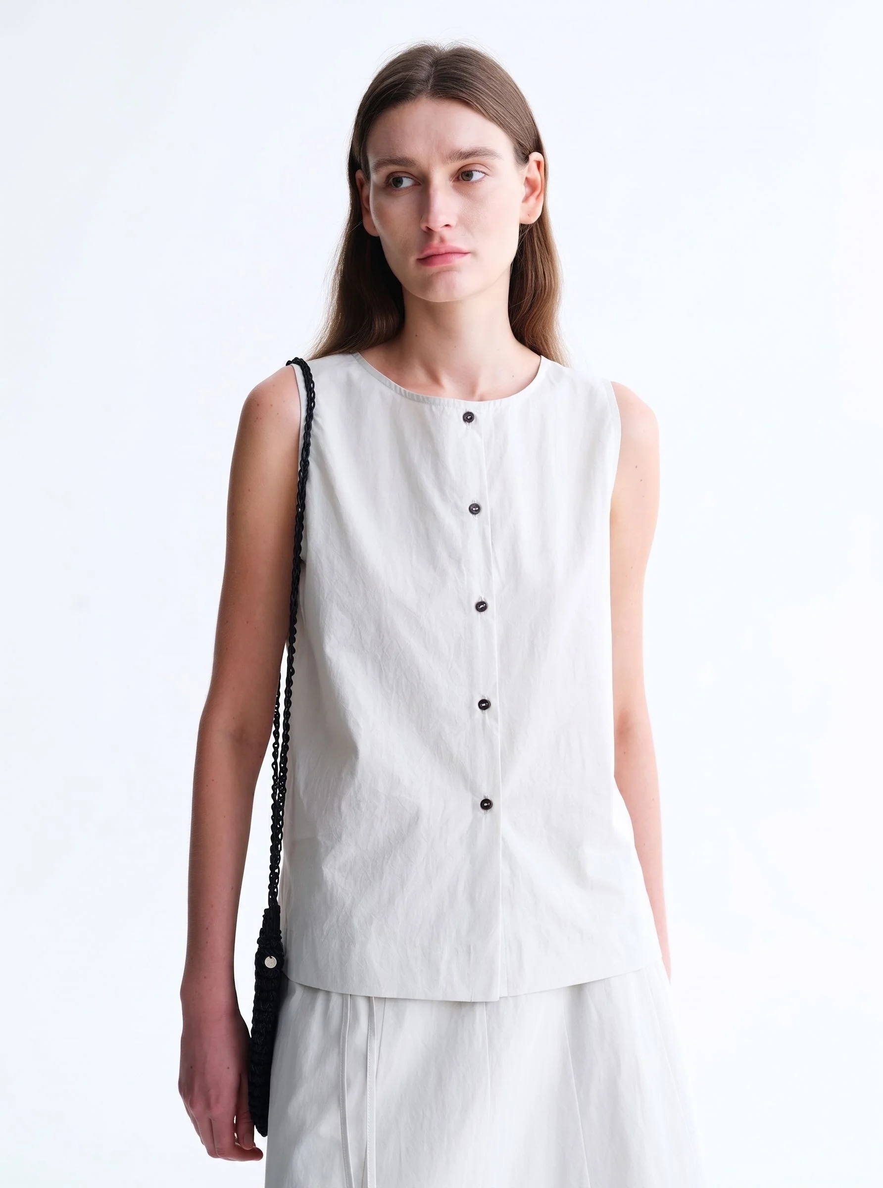 Button Front Tank - Image 6