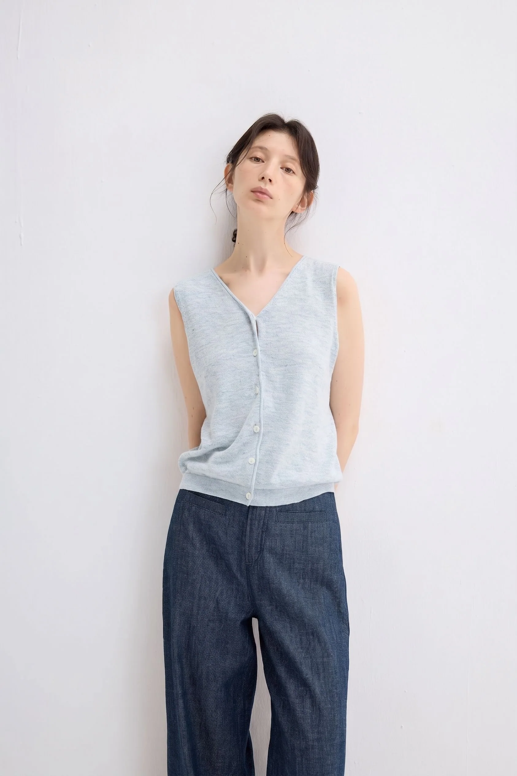 Button Knit Vest