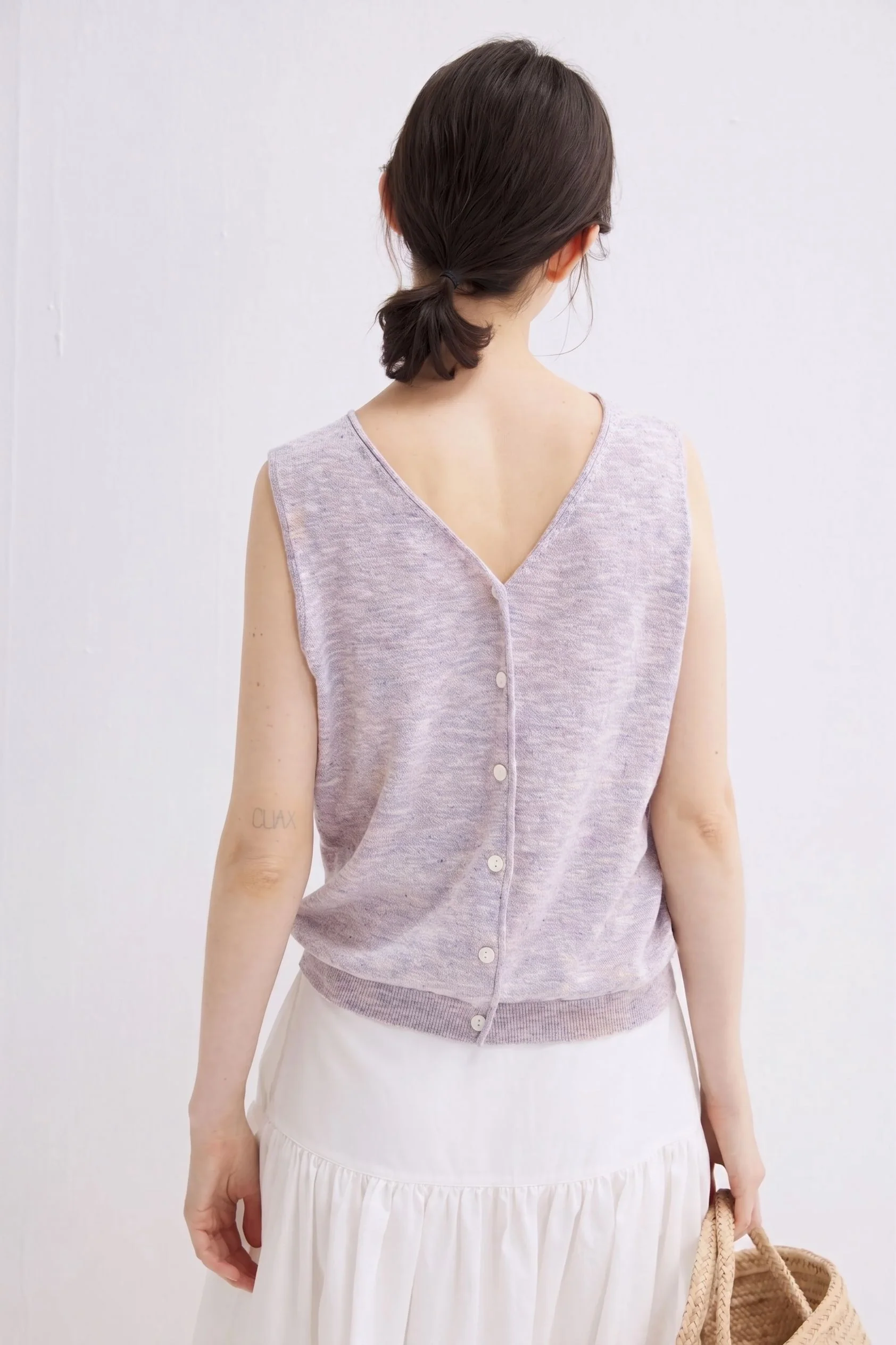 Button Knit Vest - Image 2