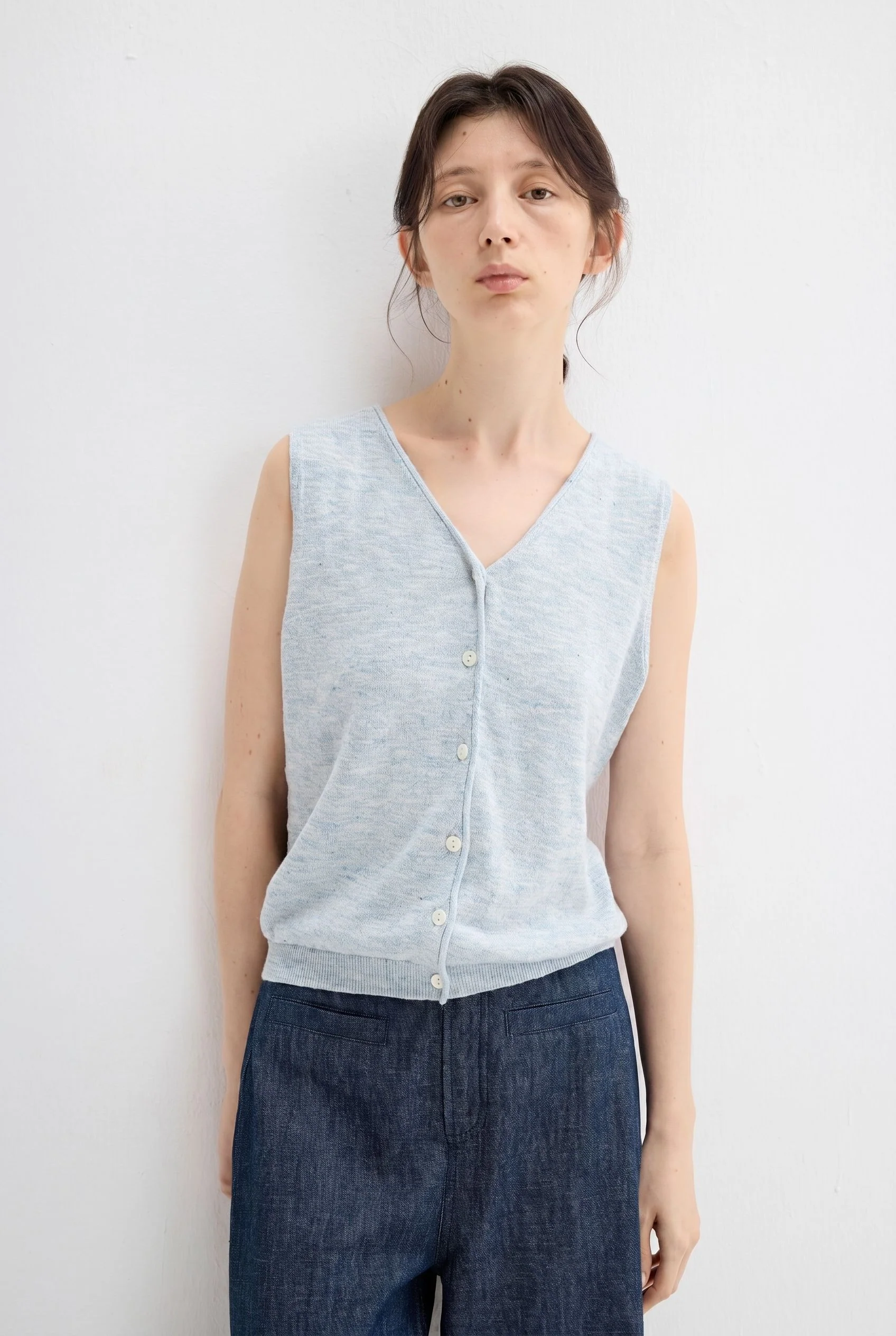 Button Knit Vest - Image 6