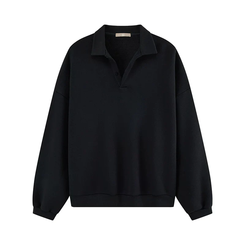 Button Polo Sweatshirt - Image 6