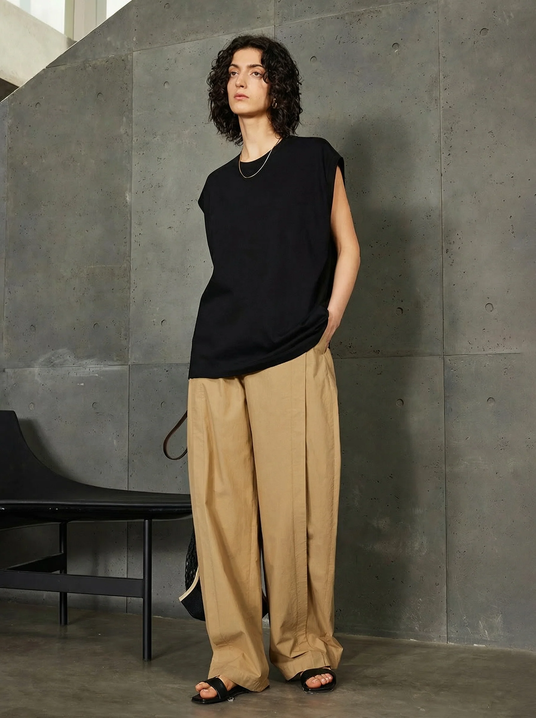 Button Tab Trousers - Image 3
