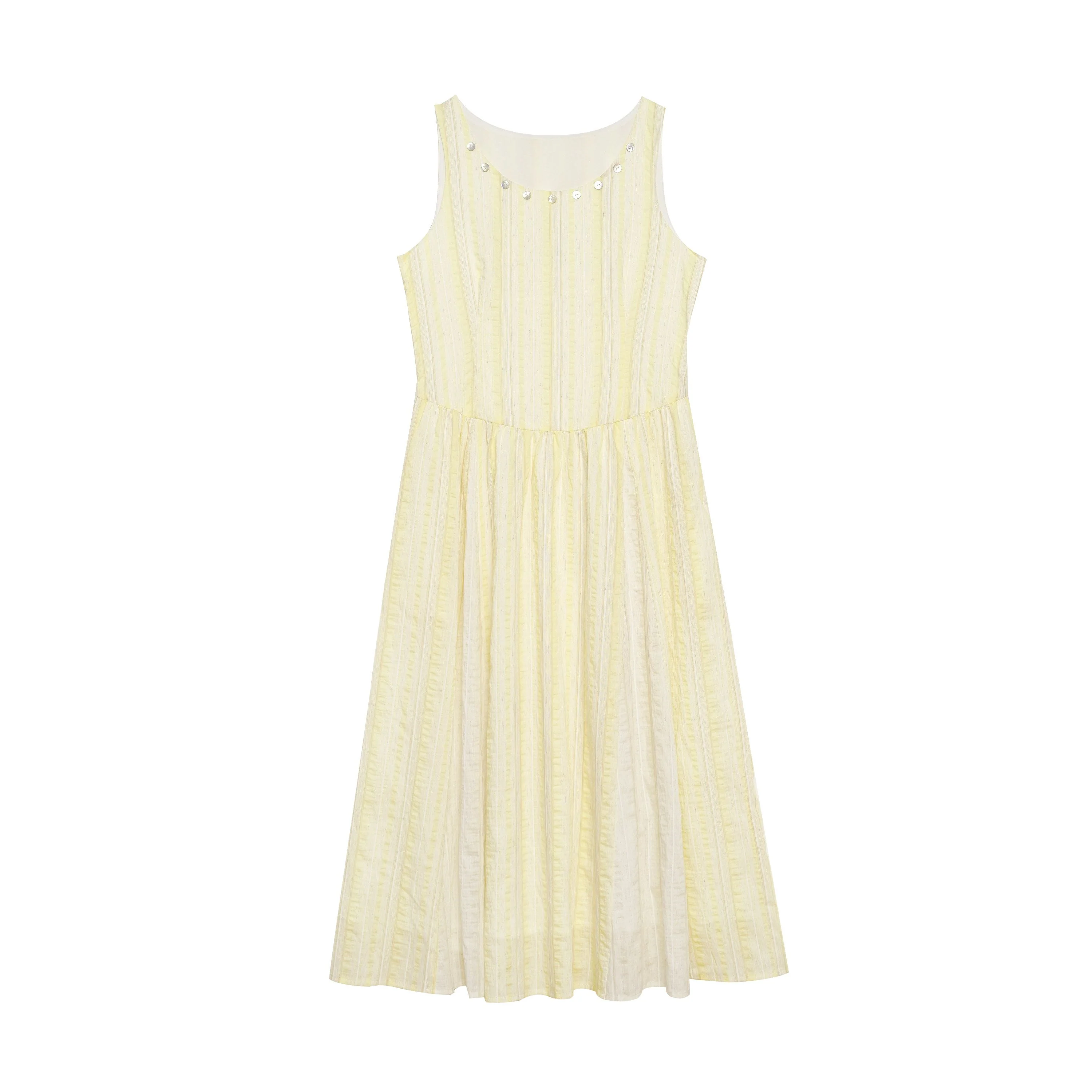 Button-Trim Midi Dress - Image 6