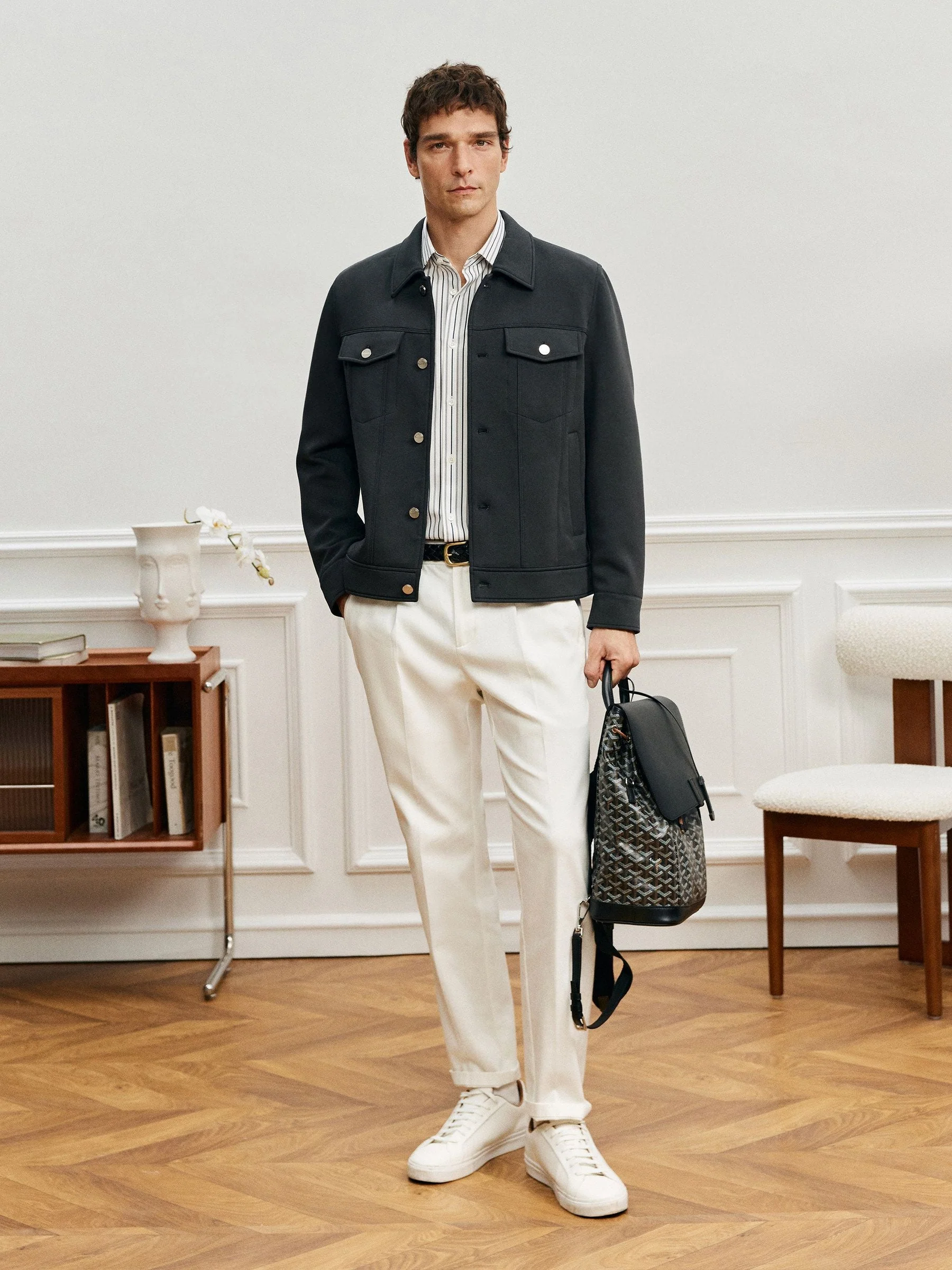 Button Trucker Jacket - Image 3