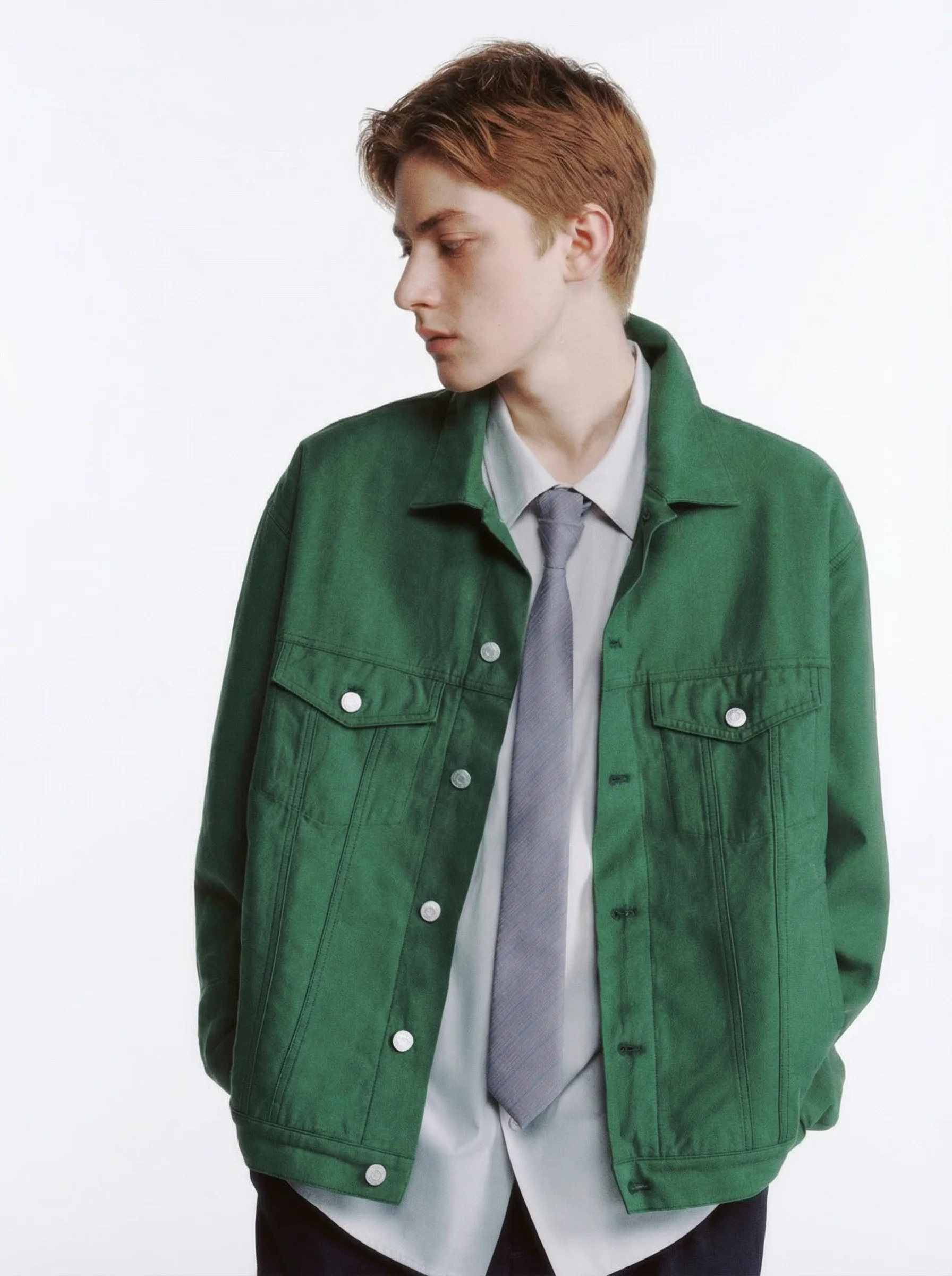 Button Trucker Jacket