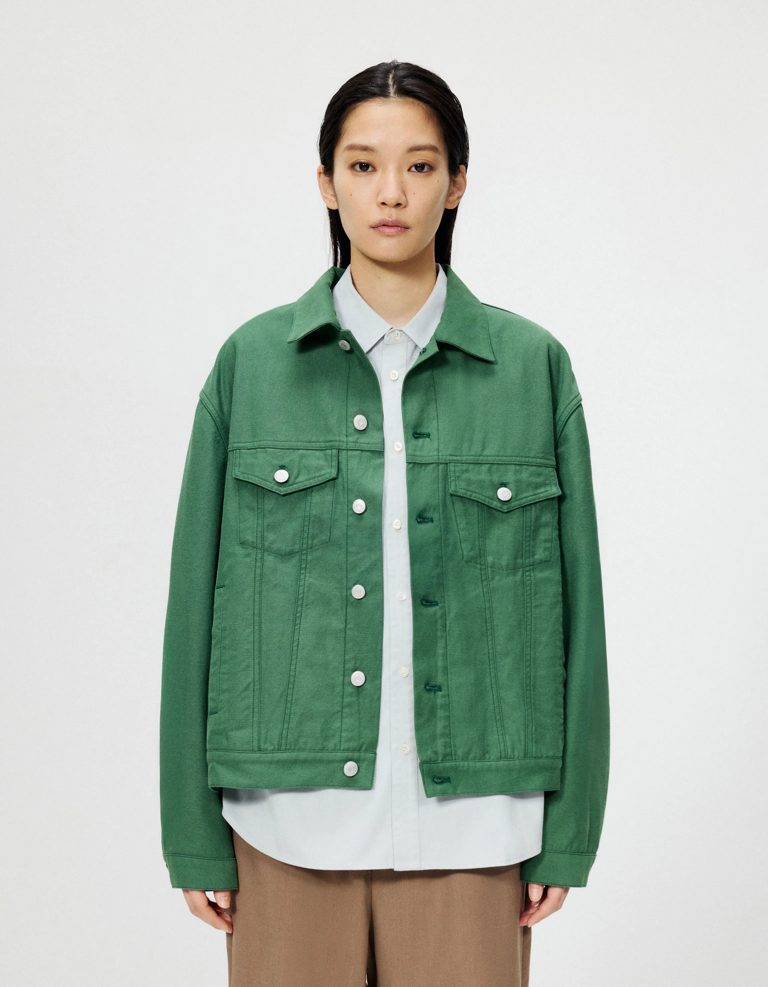 Button Trucker Jacket - Image 5