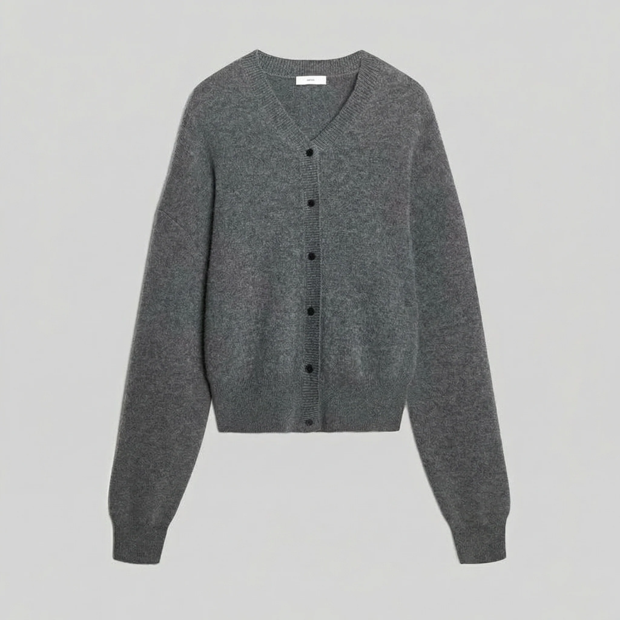 Button V-Neck Cardigan - Image 7