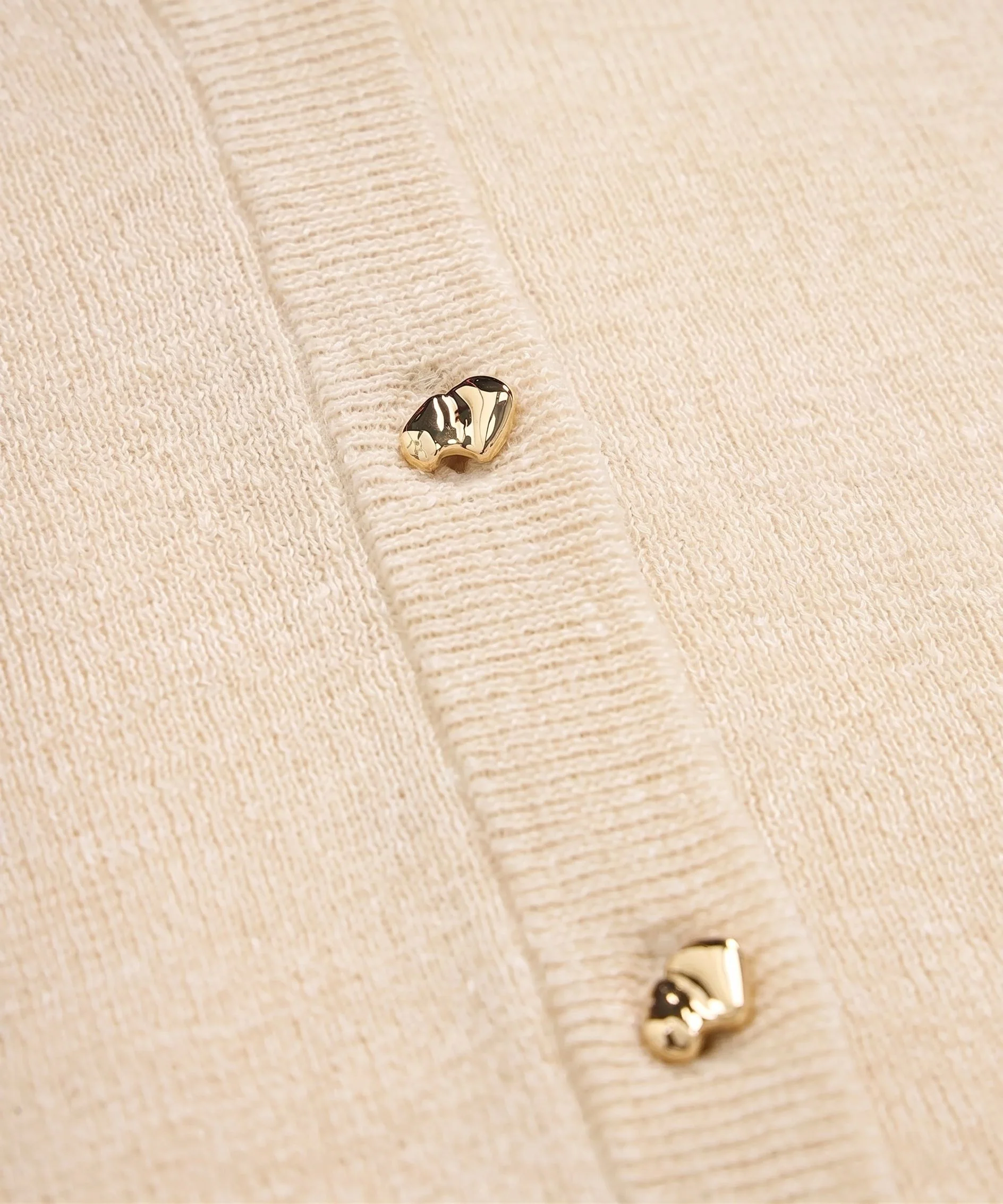 Buttoned Halter Knit Top