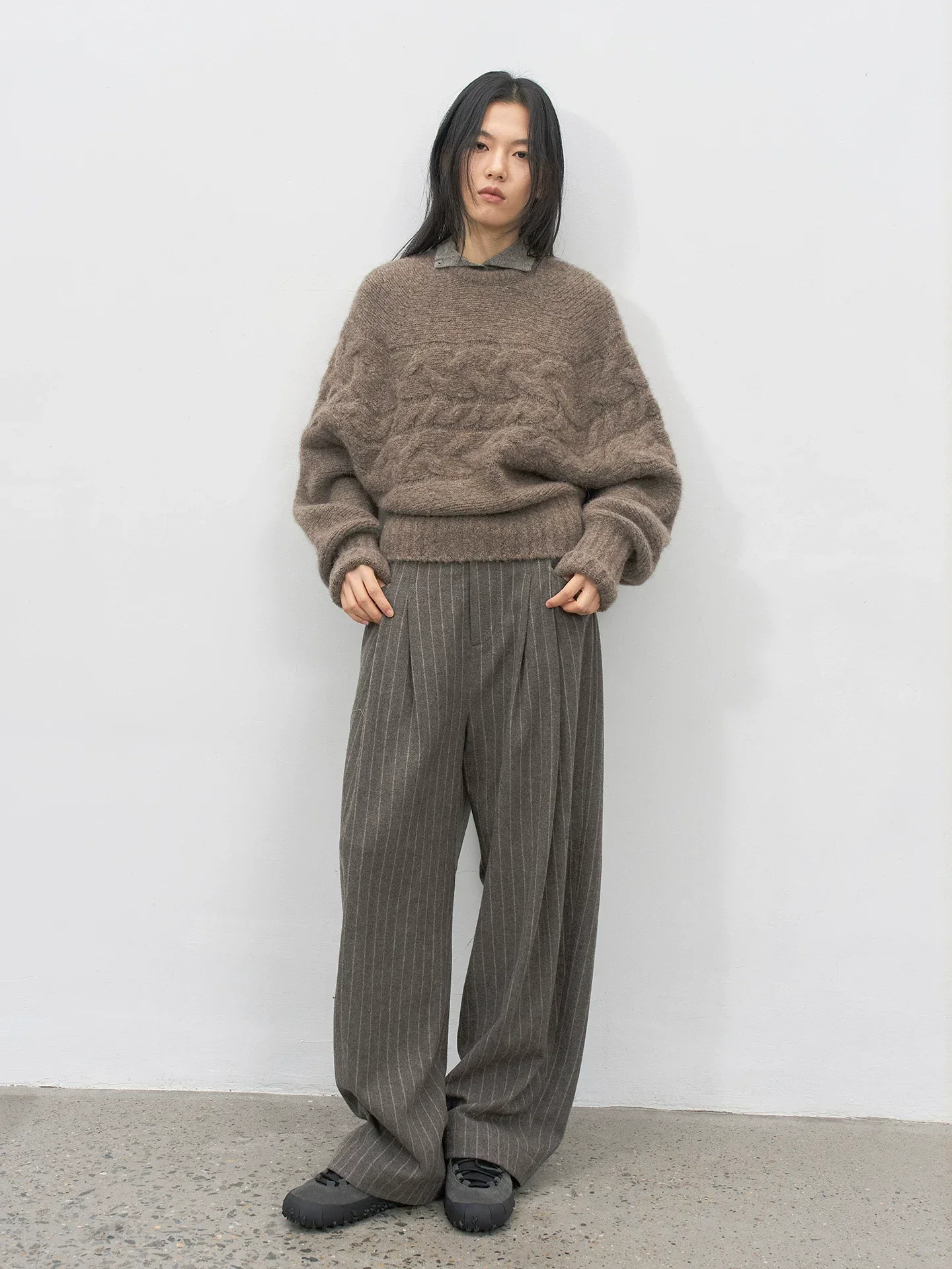 Cable Crewneck Sweater - Image 3
