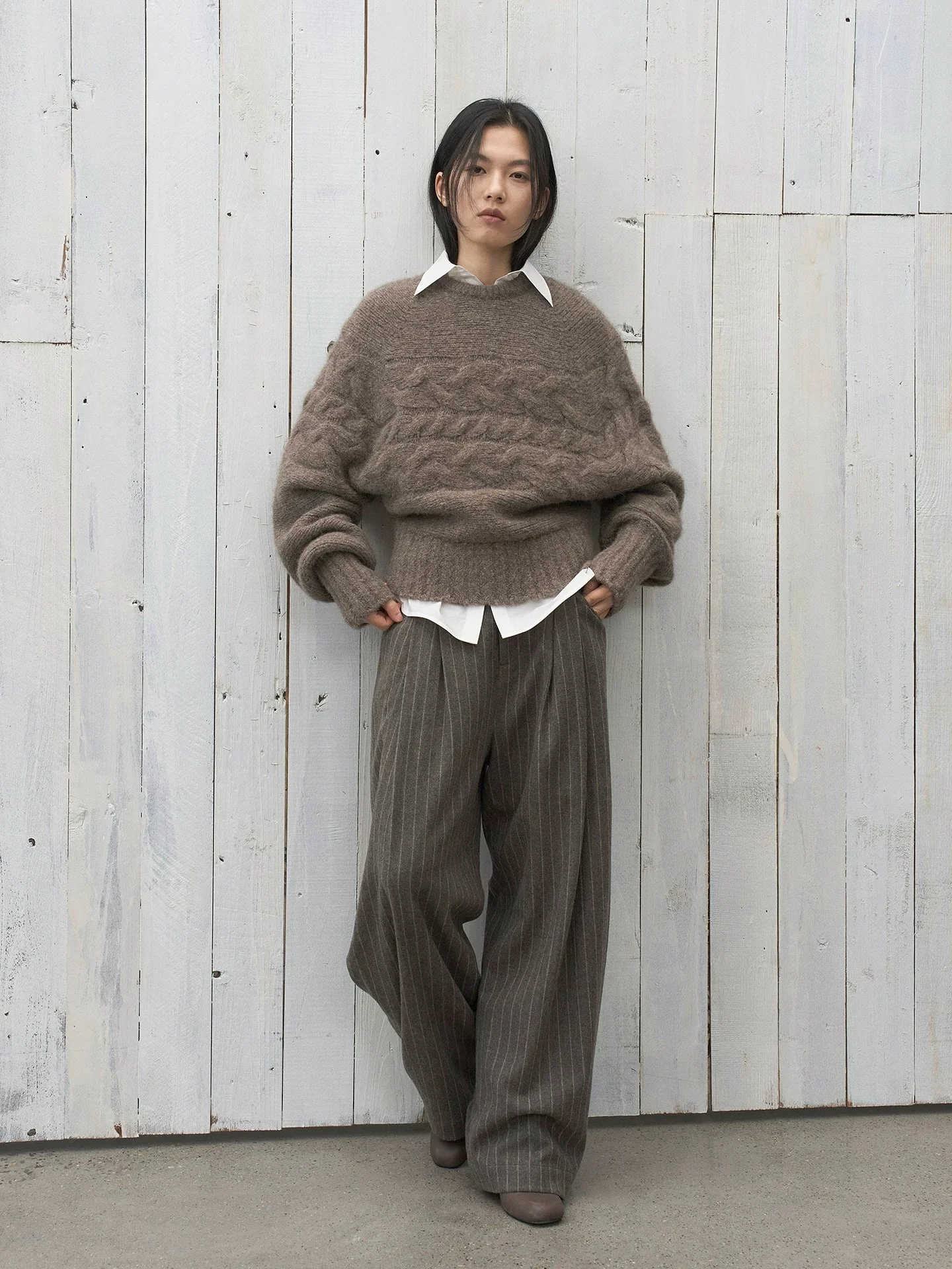 Cable Crewneck Sweater - Image 5