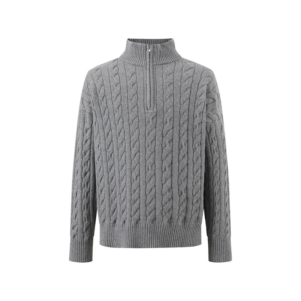 Cable Half-Zip Sweater - Image 7