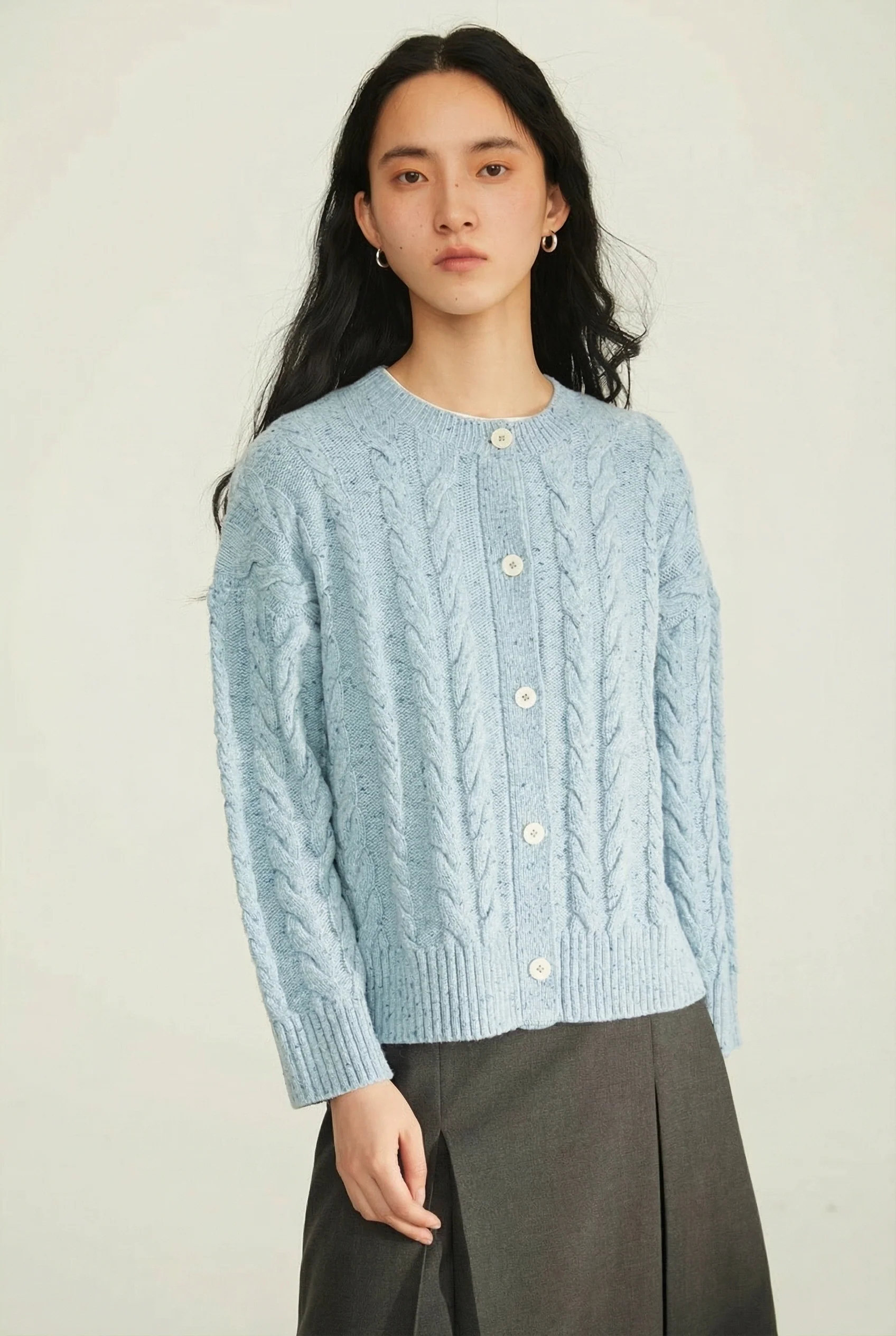 Cable Knit Cardigan - Image 2