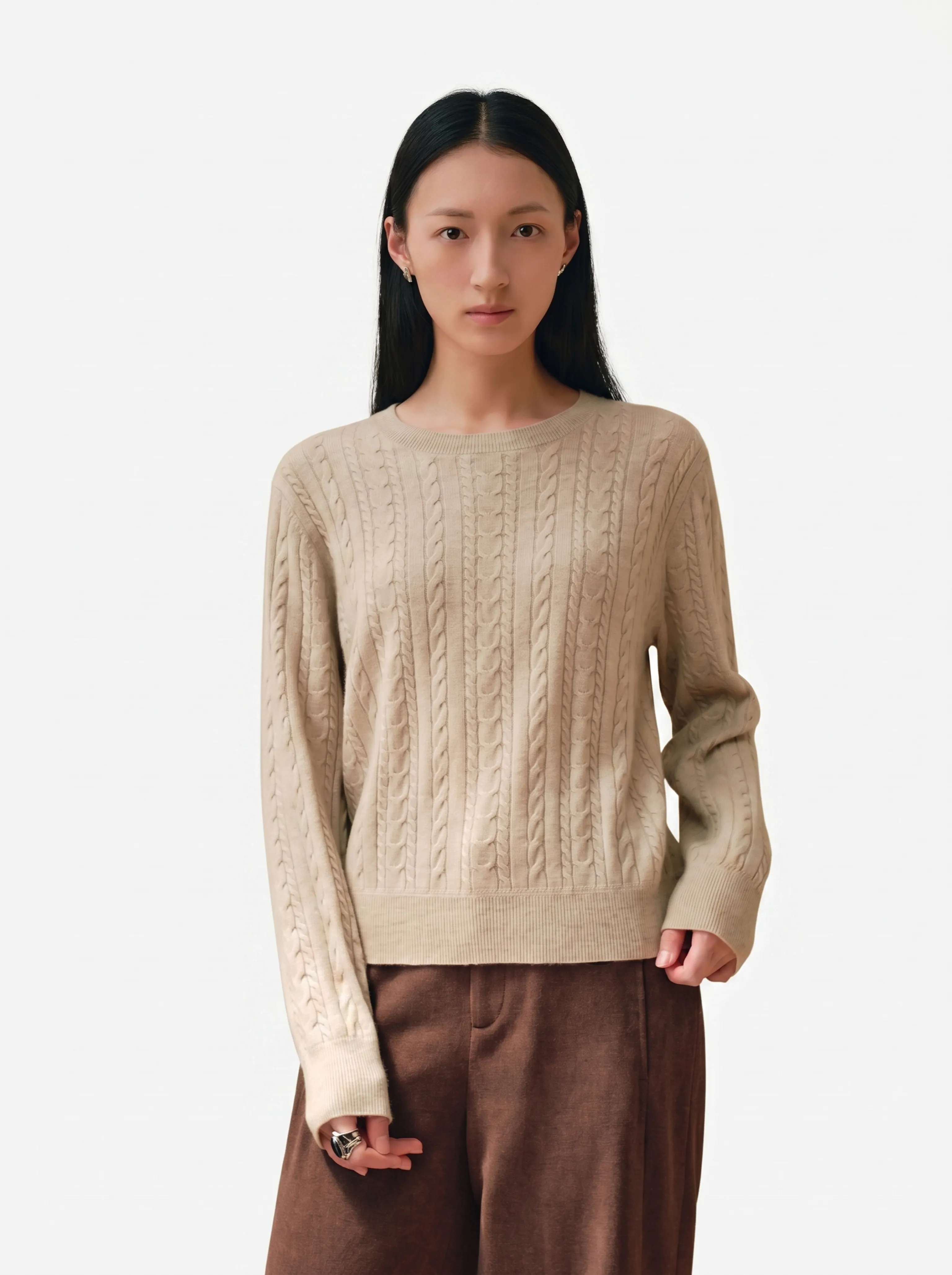Cable-Knit Cardigan - Image 2