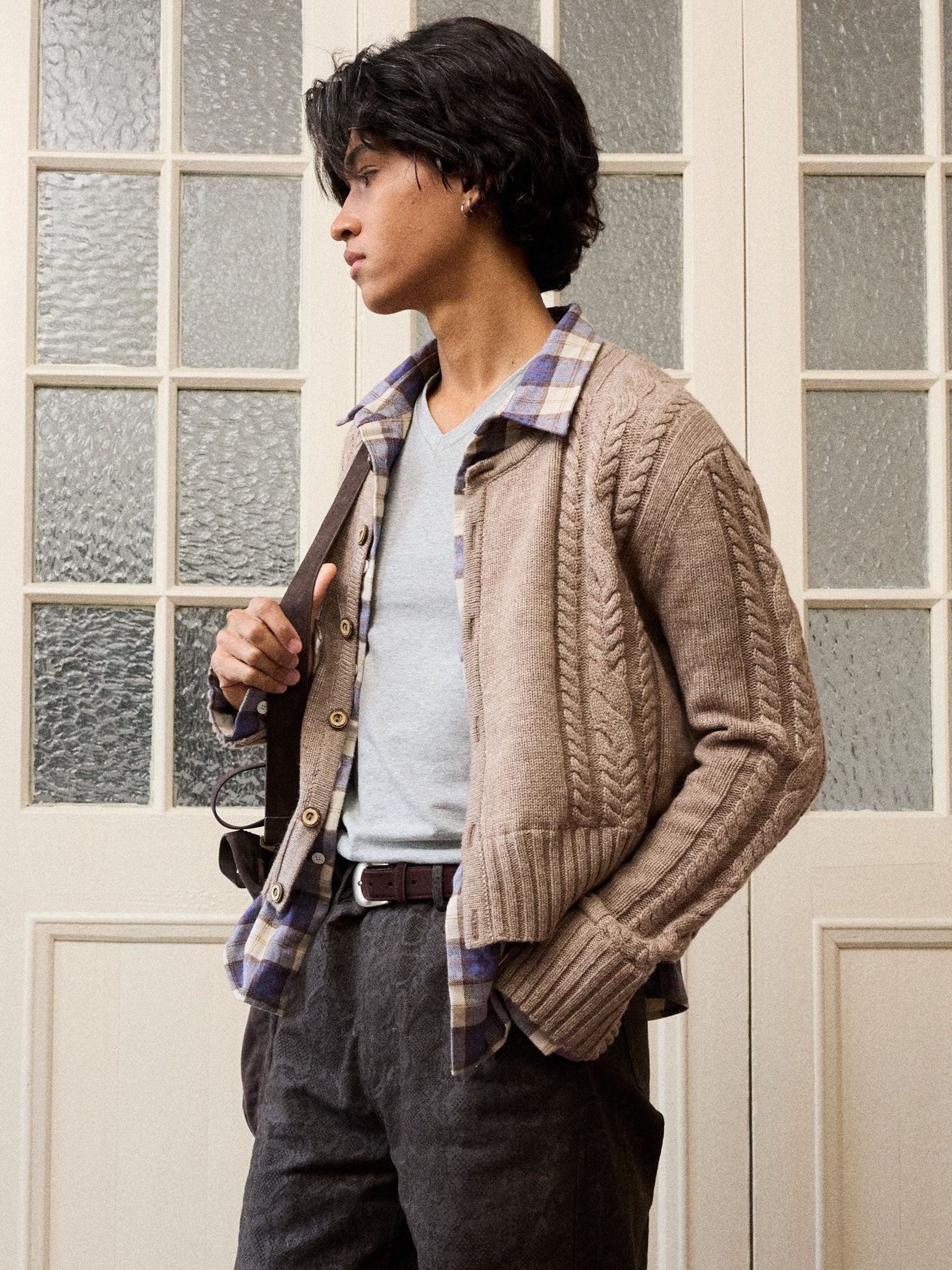 Cable Knit Cardigan - Image 3