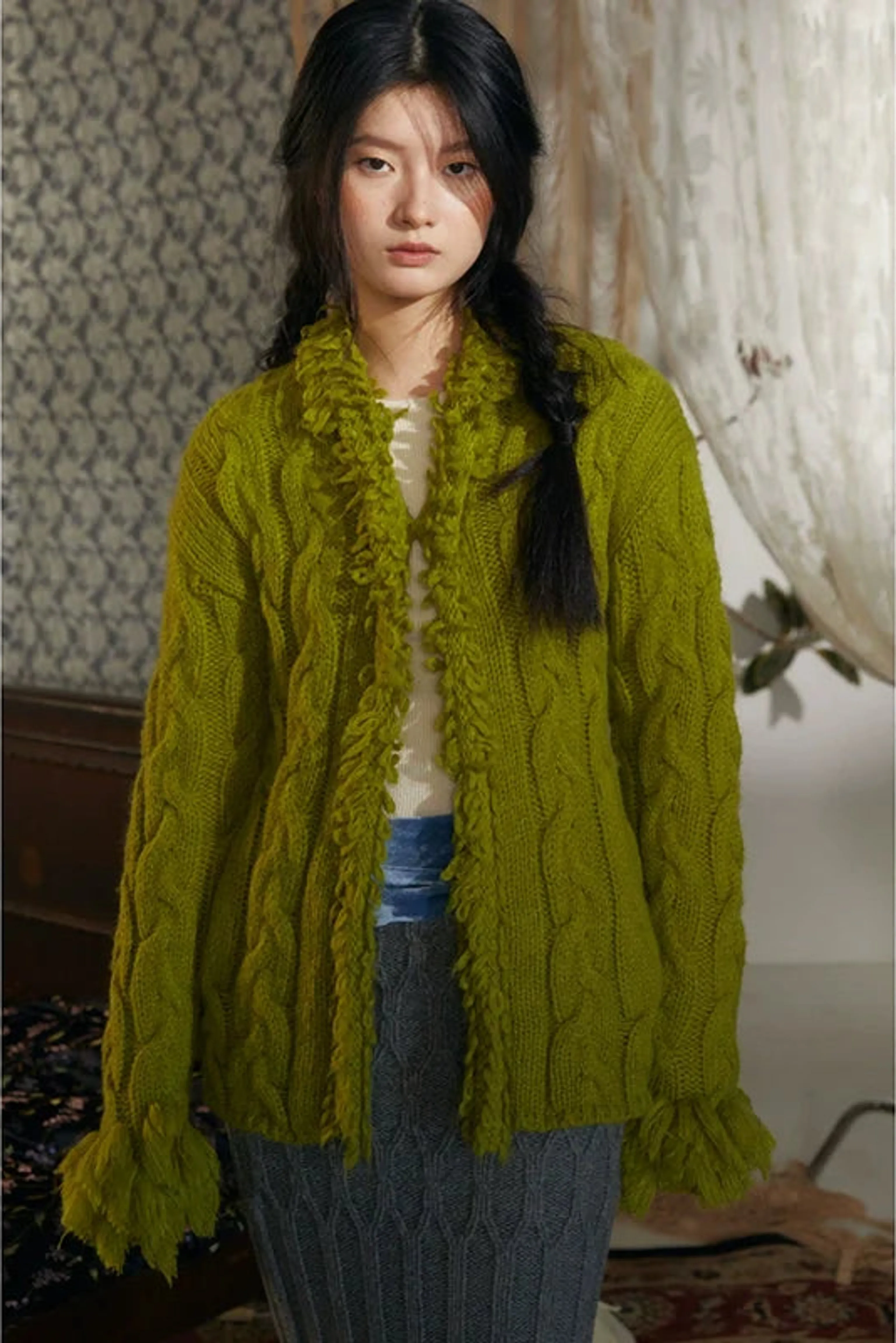 Cable-Knit Cardigan - Image 7