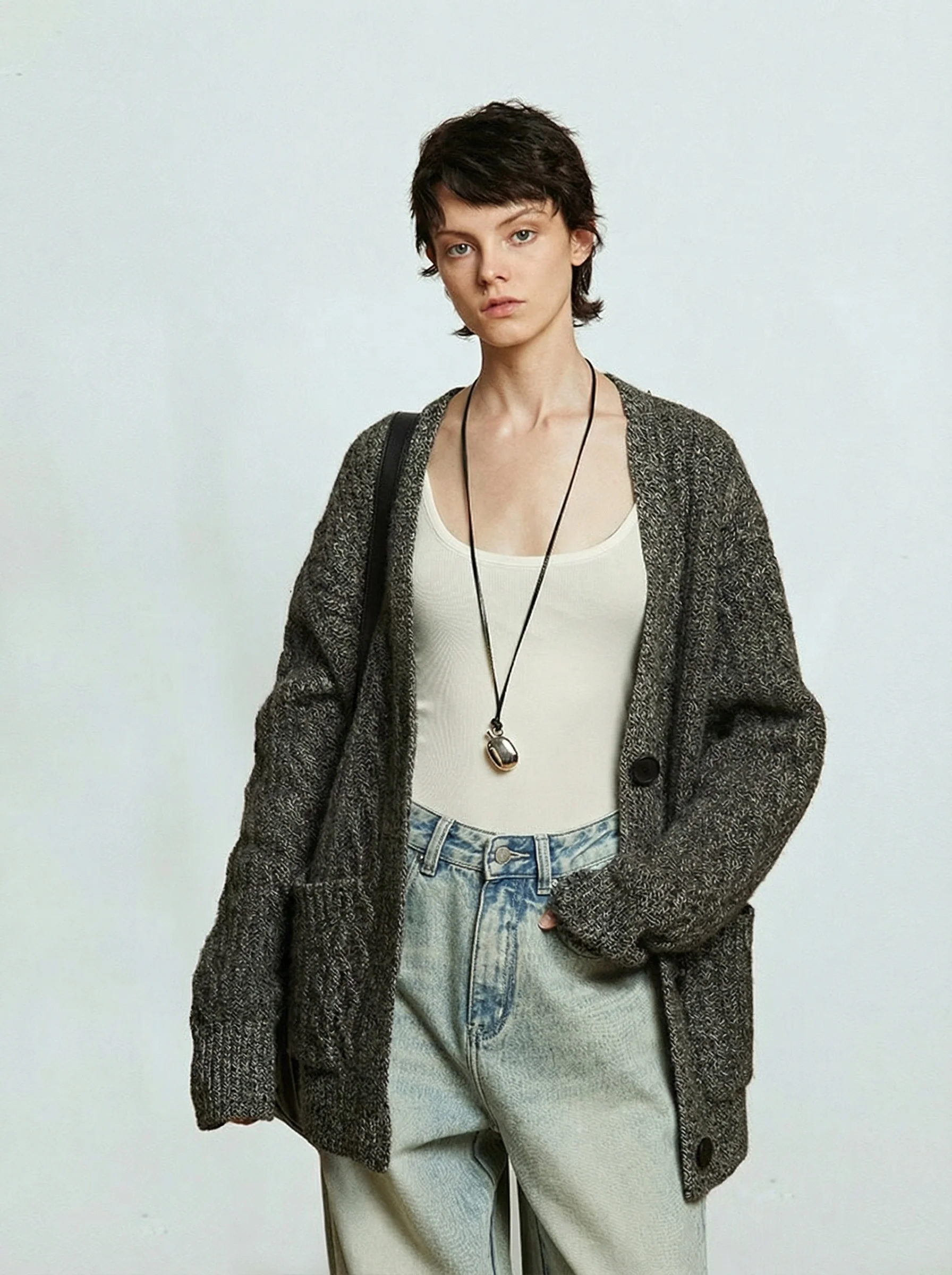 Cable Knit Cardigan - Image 3
