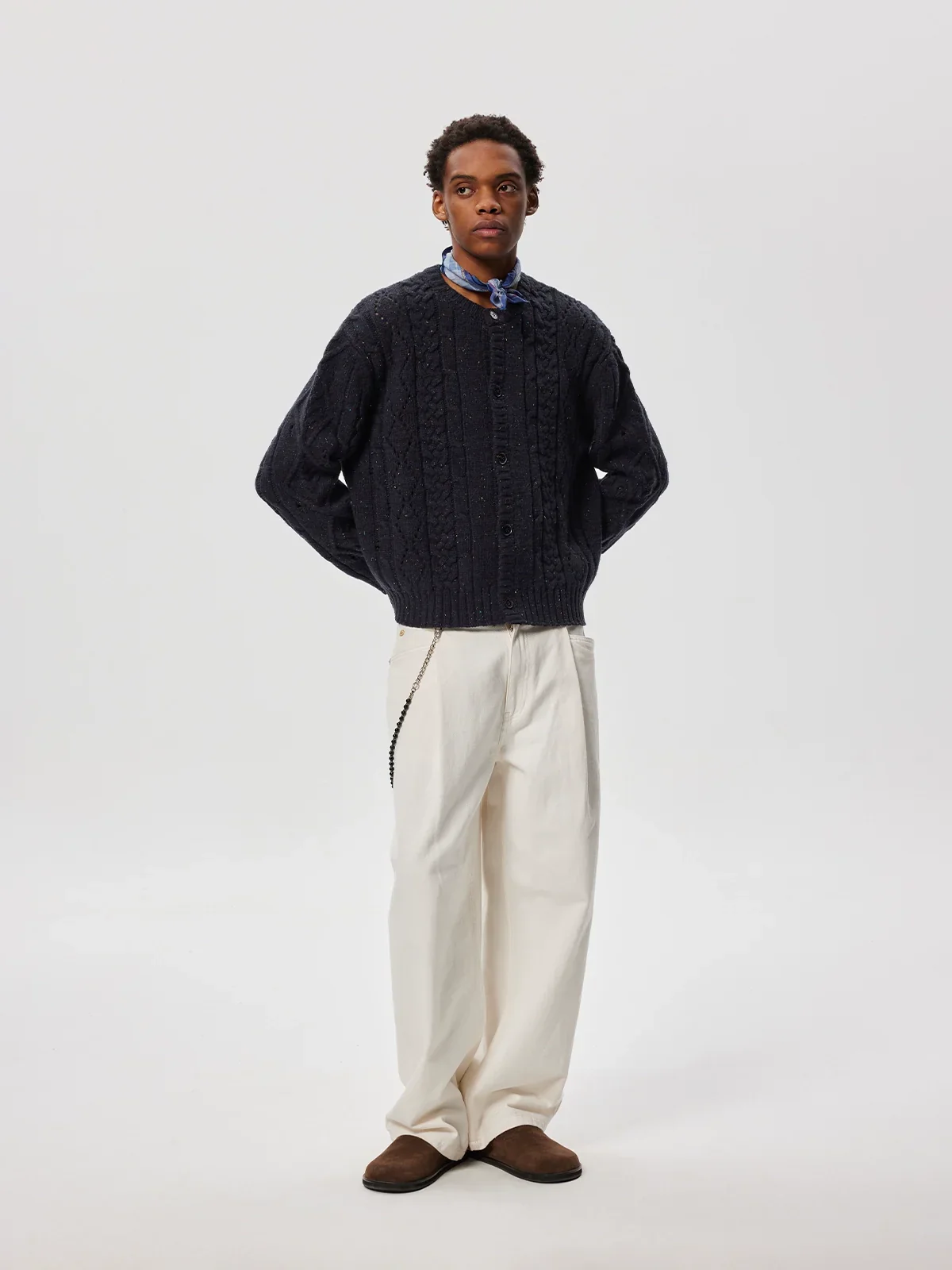 Cable Knit Cardigan - Image 3