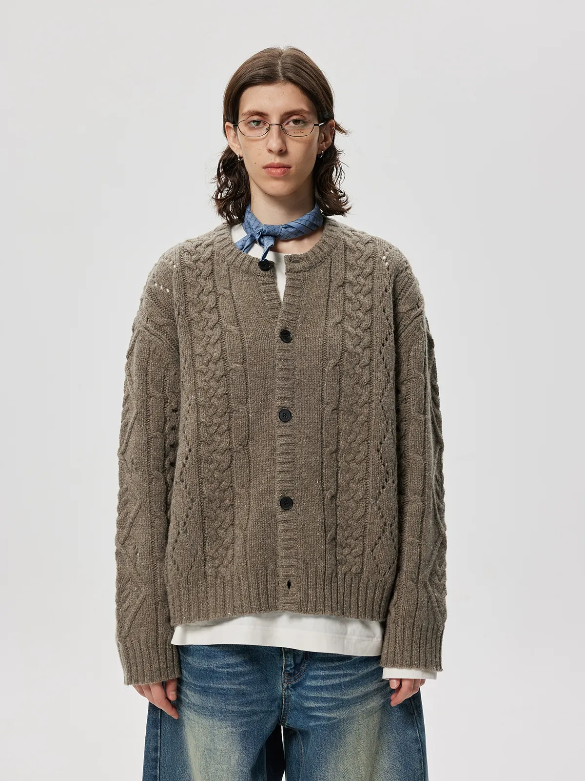Cable Knit Cardigan - Image 4