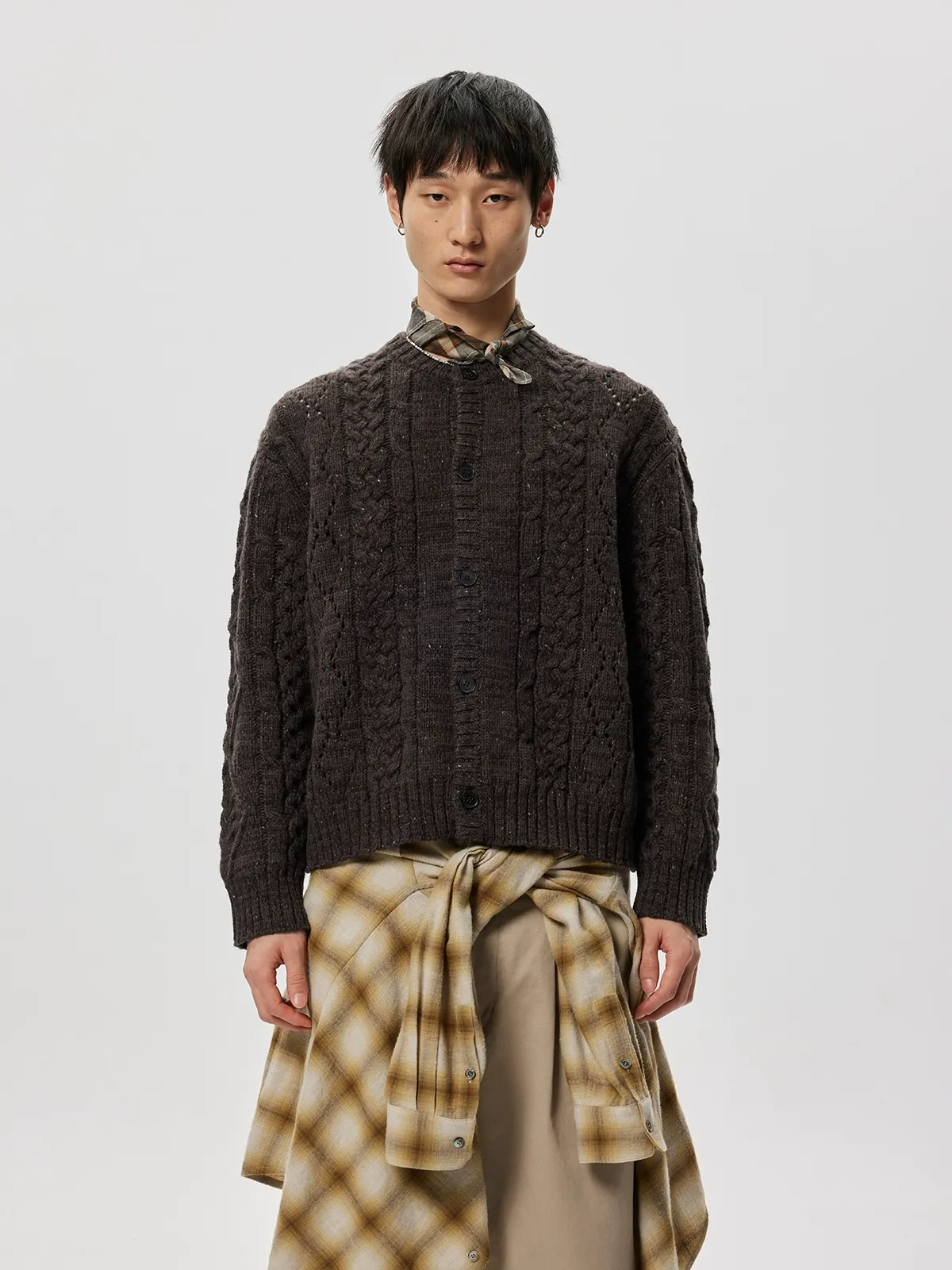 Cable Knit Cardigan - Image 6