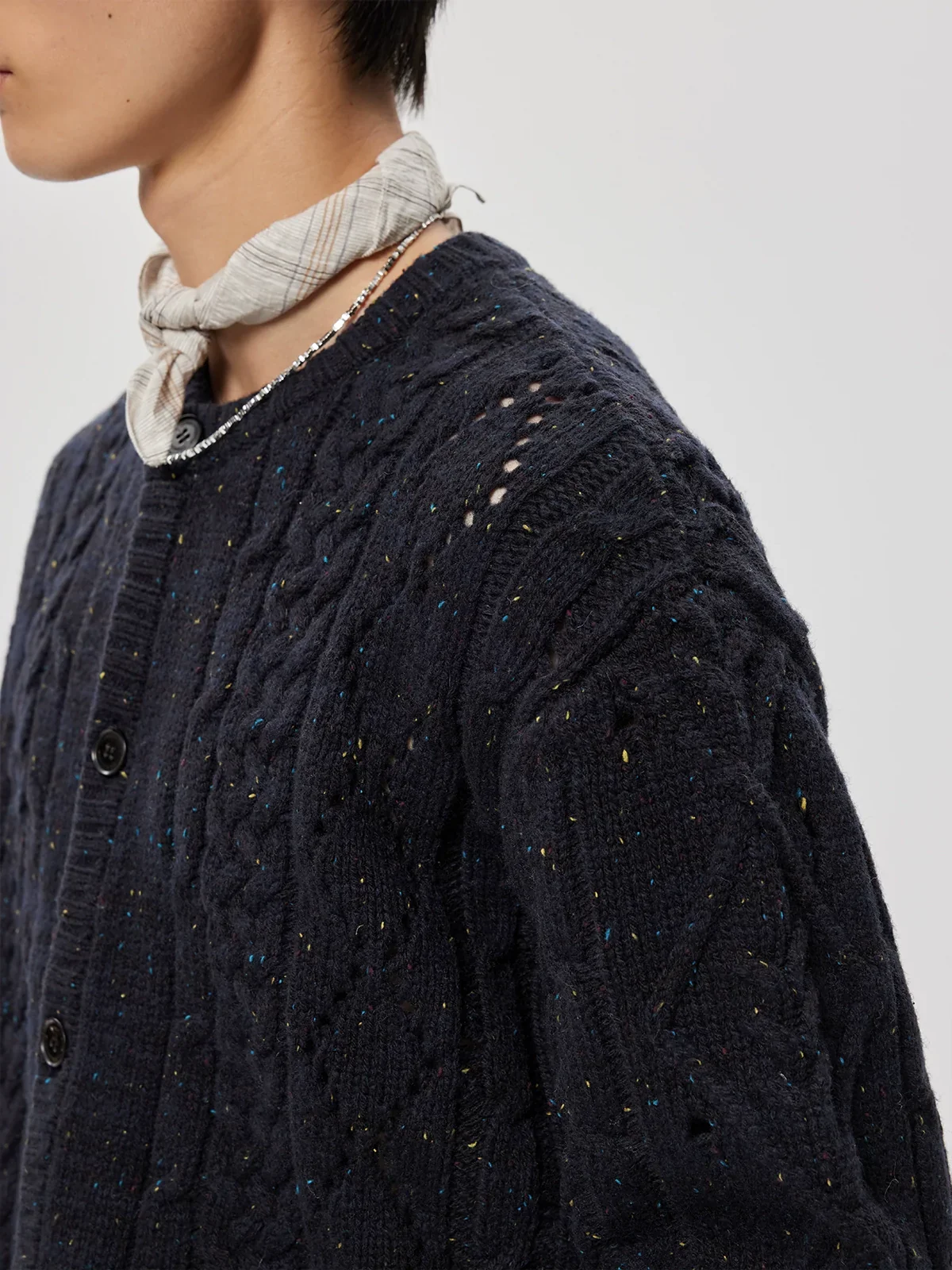 Cable Knit Cardigan - Image 7