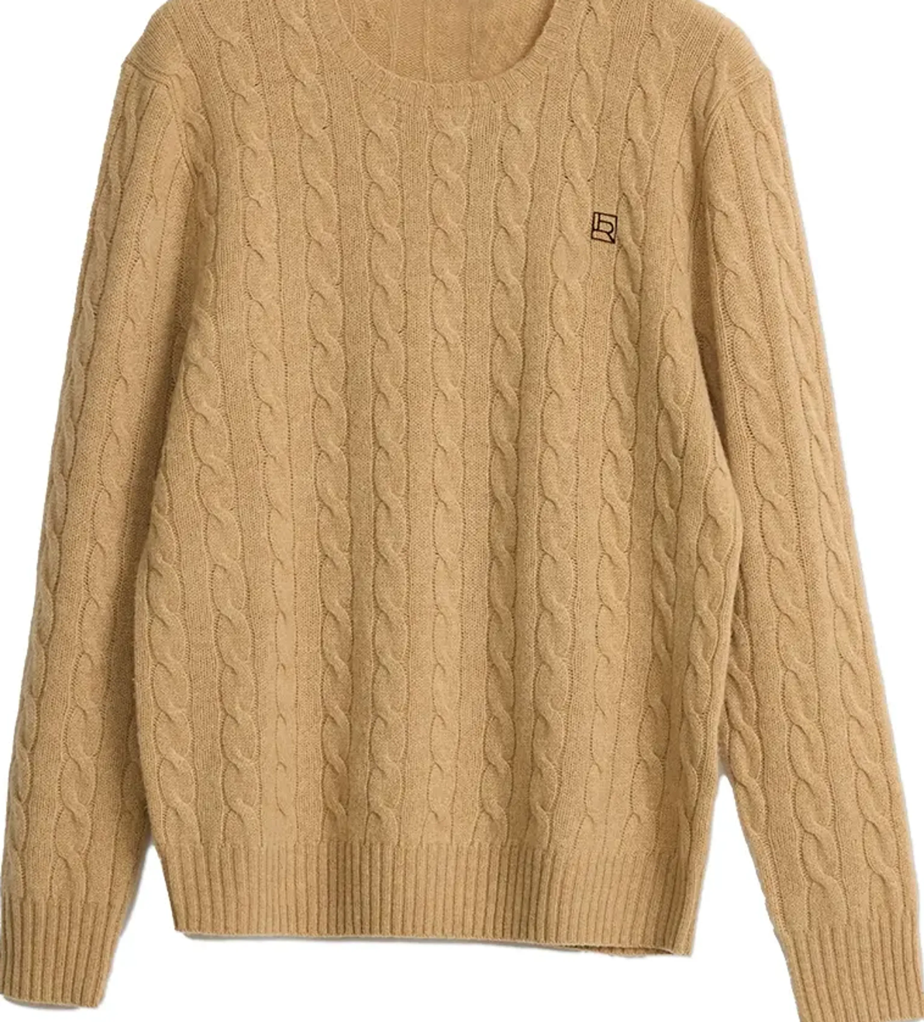 Cable-Knit Crewneck Sweater - Image 5