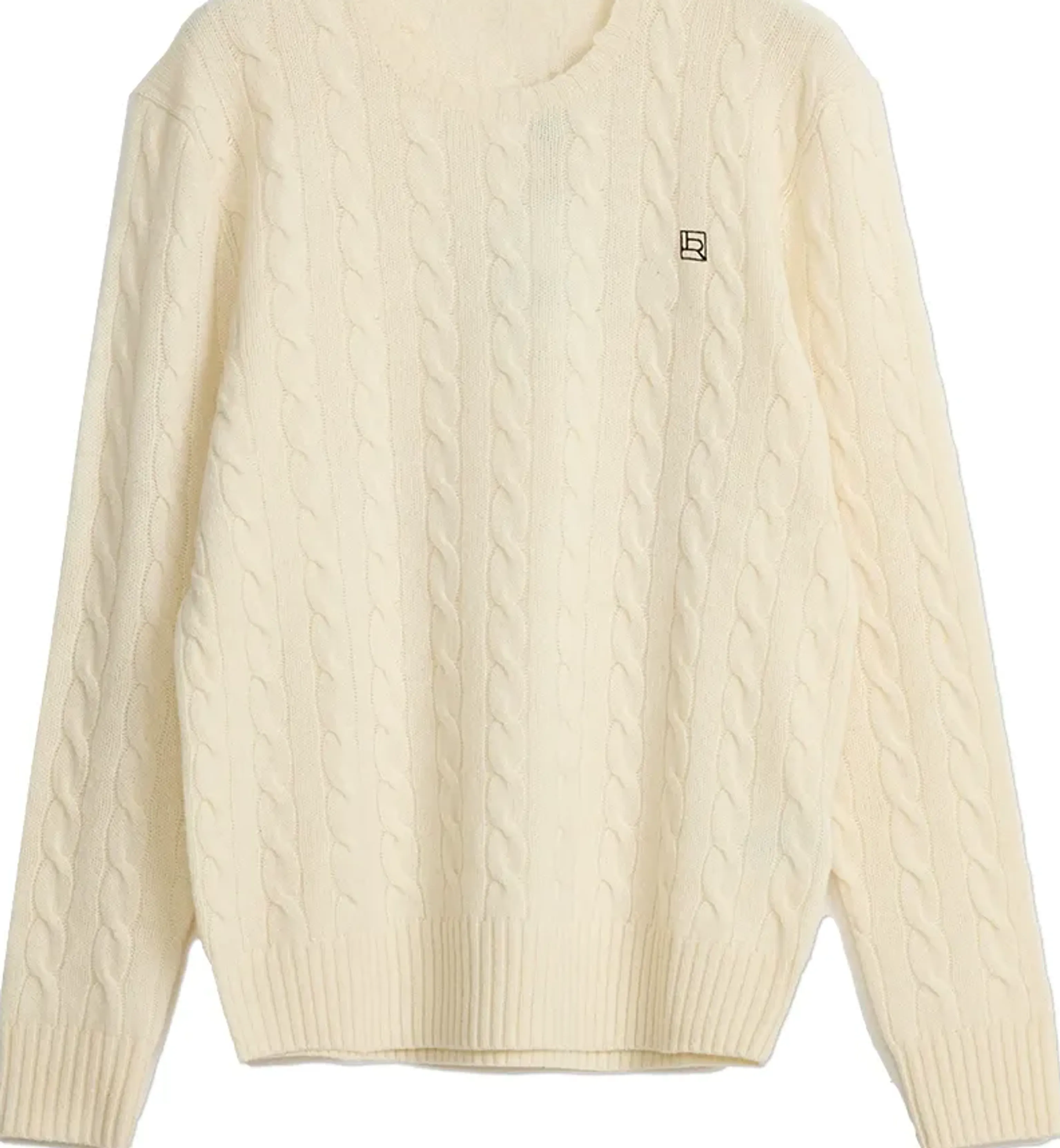 Cable-Knit Crewneck Sweater - Image 6