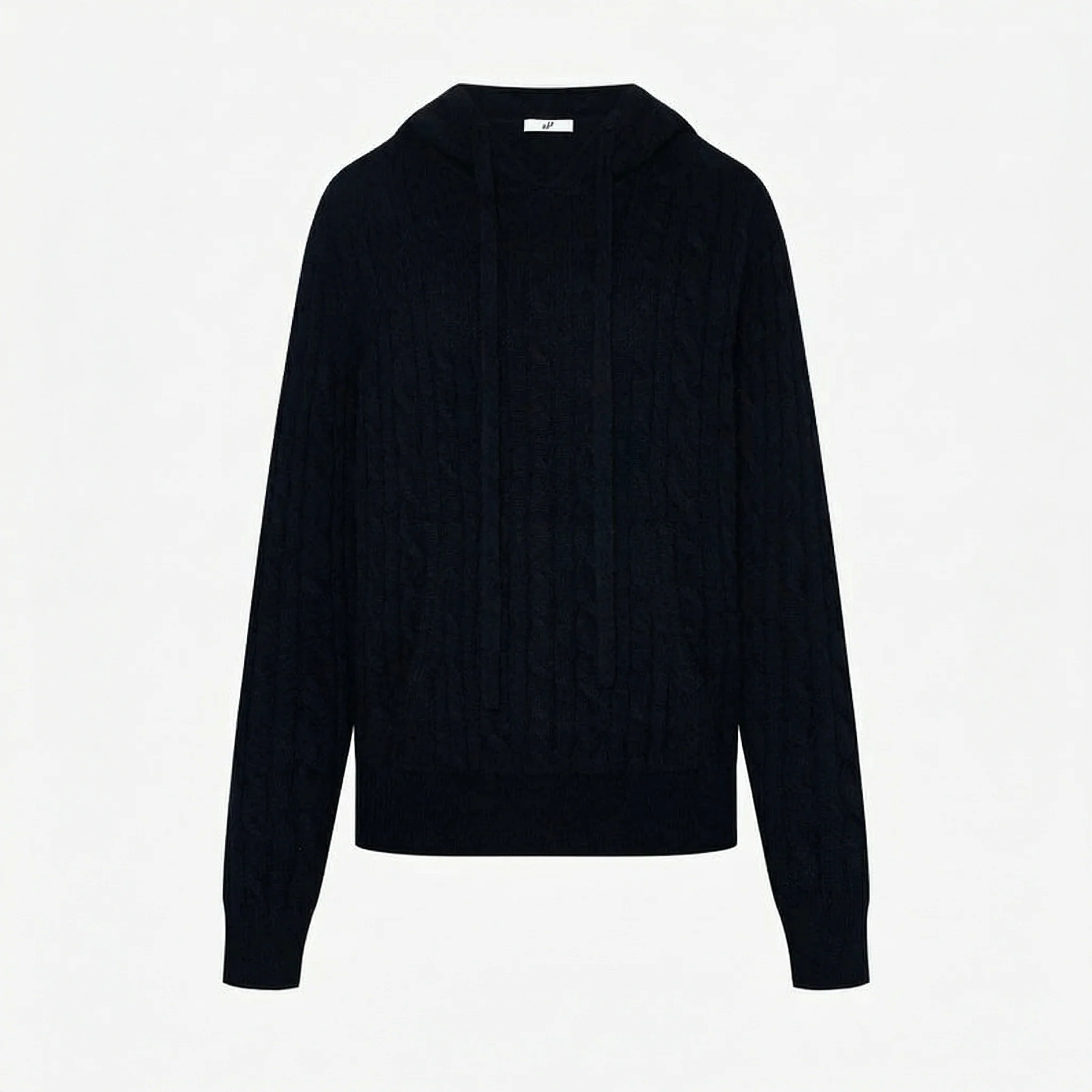 Cable Knit Hoodie - Image 6
