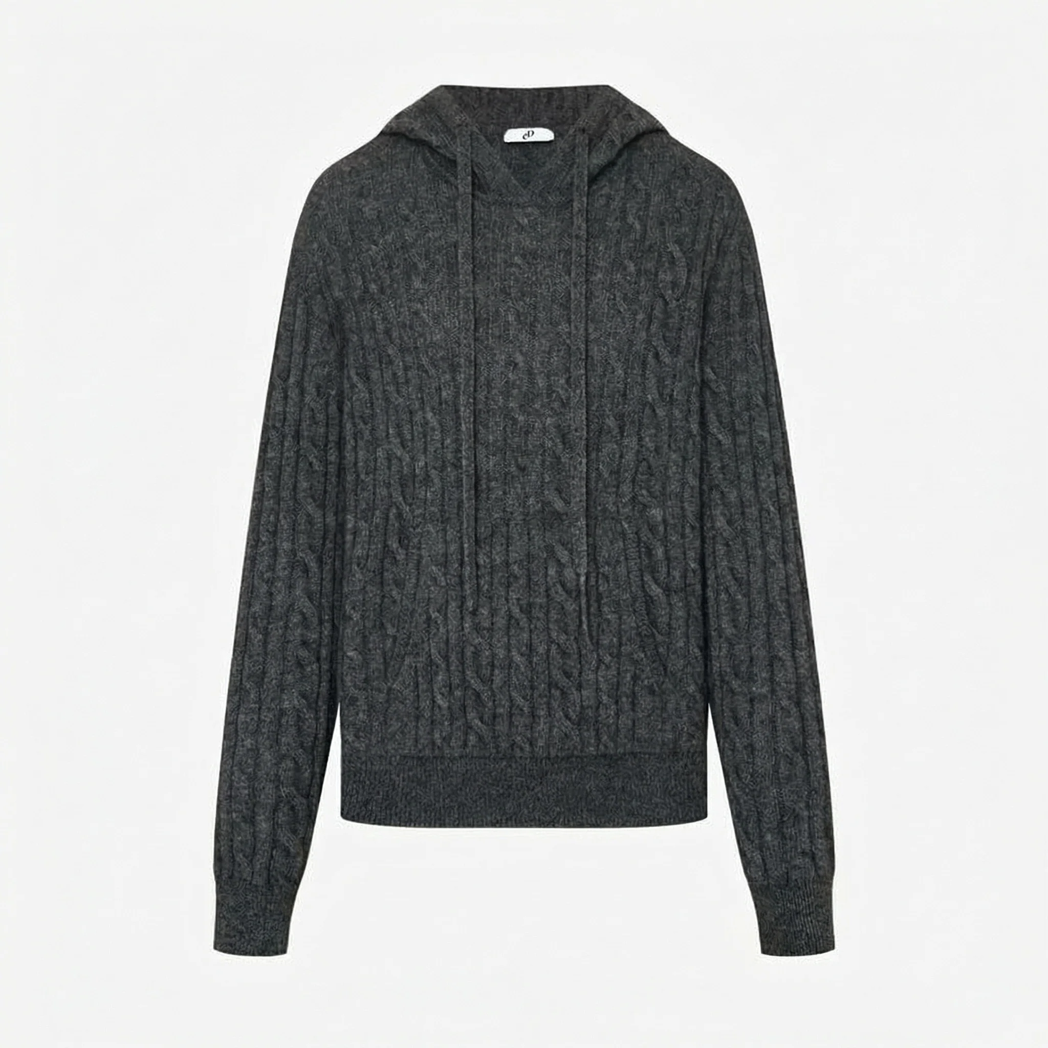 Cable Knit Hoodie - Image 7