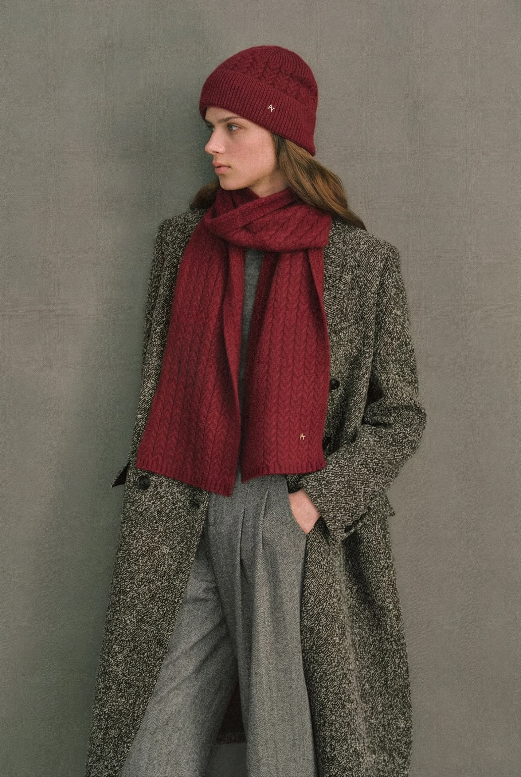 Cable Knit Scarf