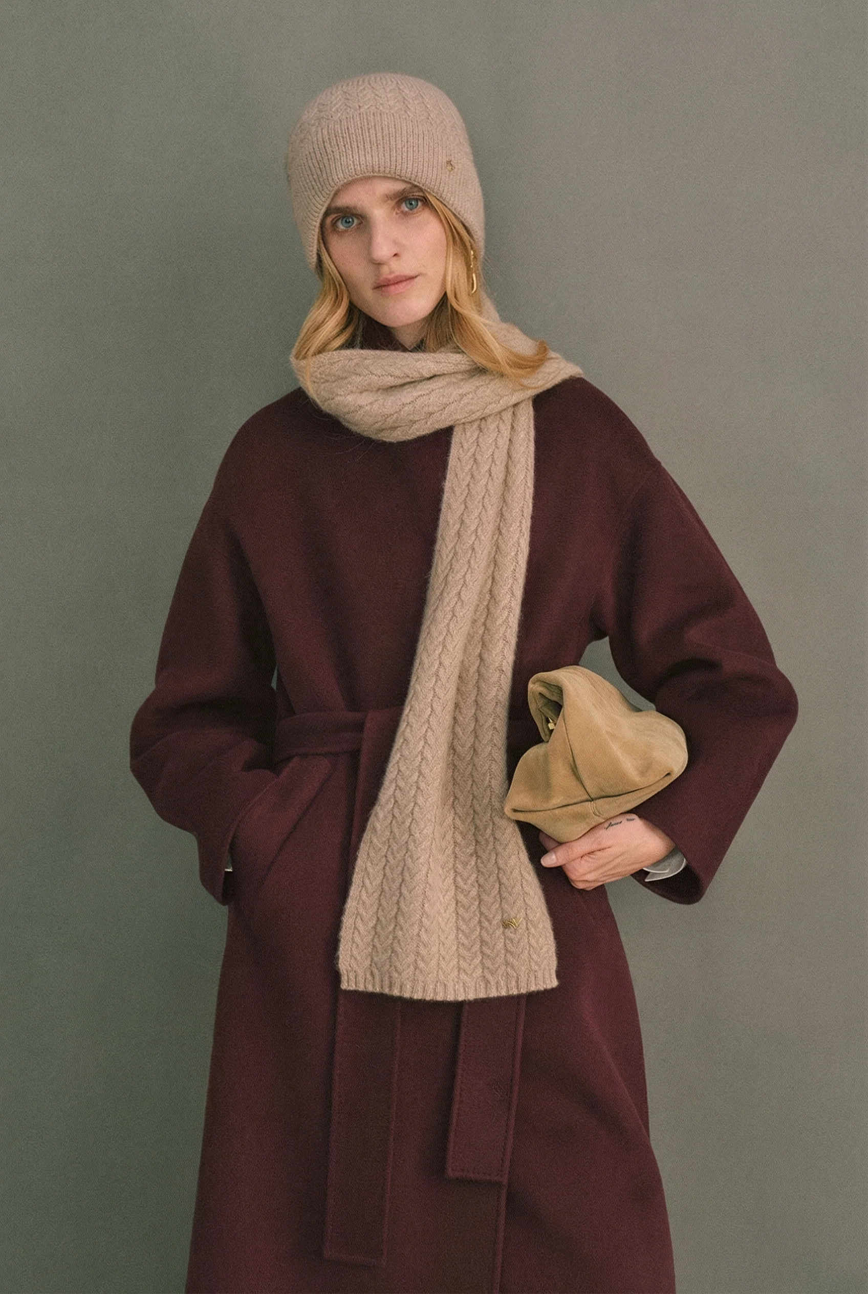 Cable Knit Scarf - Image 3