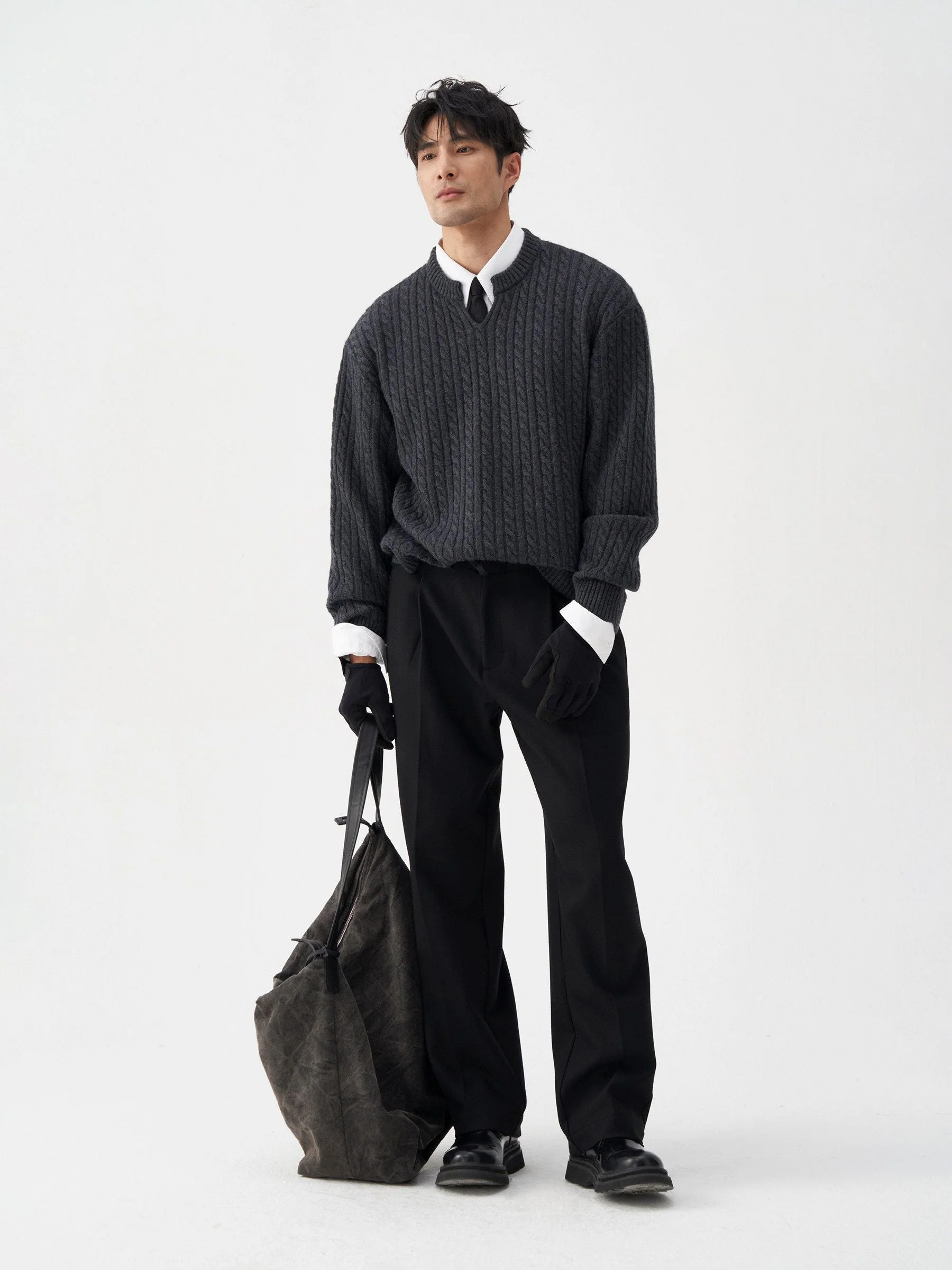 Cable Knit Sweater - Image 2