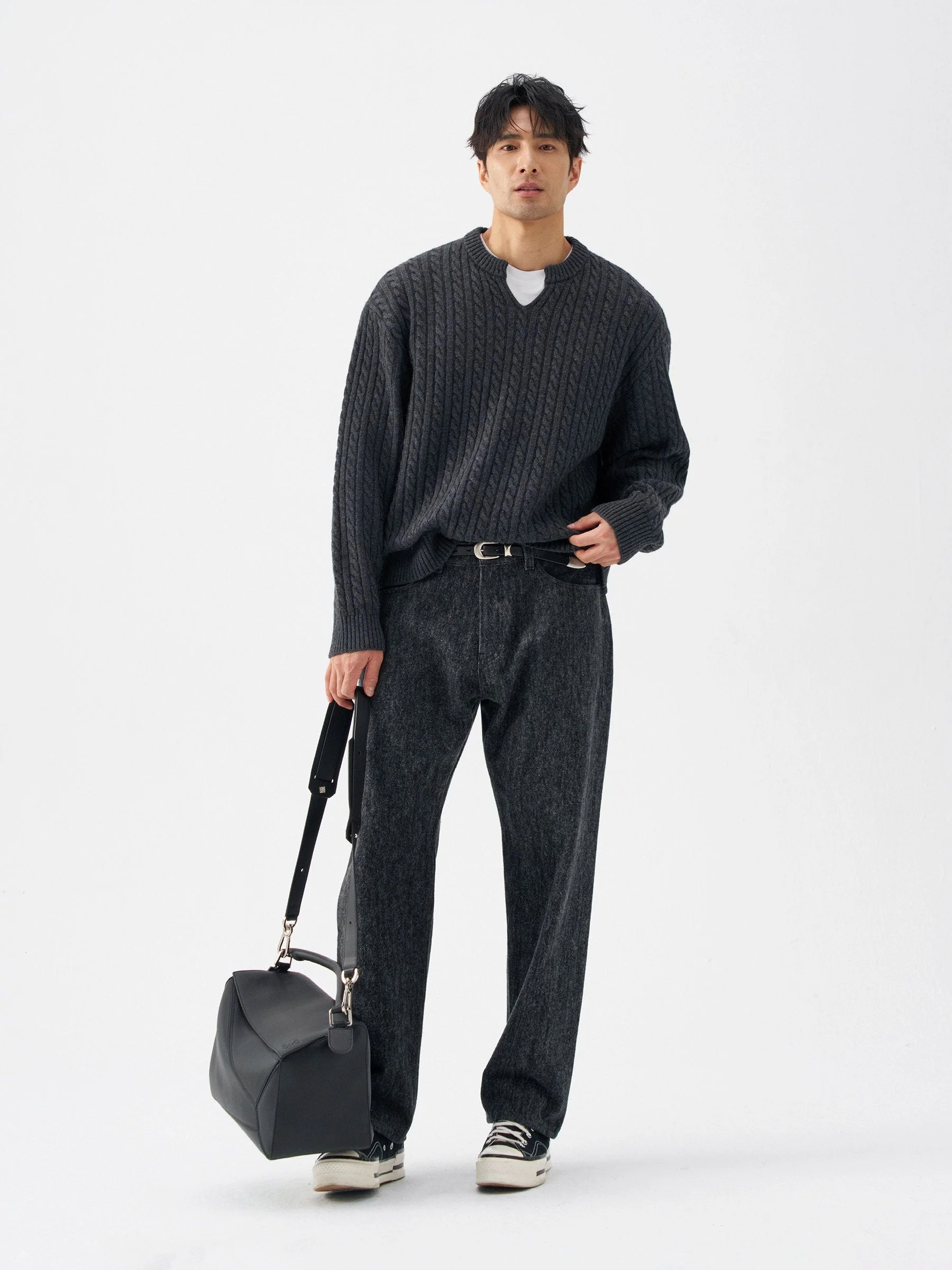 Cable Knit Sweater - Image 4
