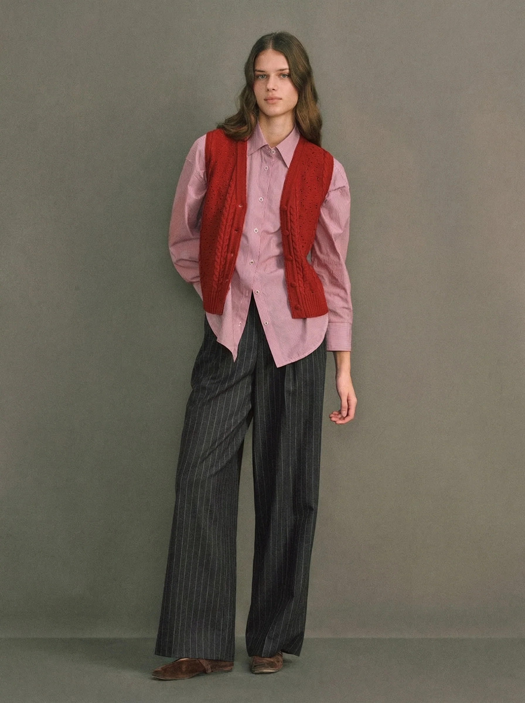Cable Knit Vest - Image 5