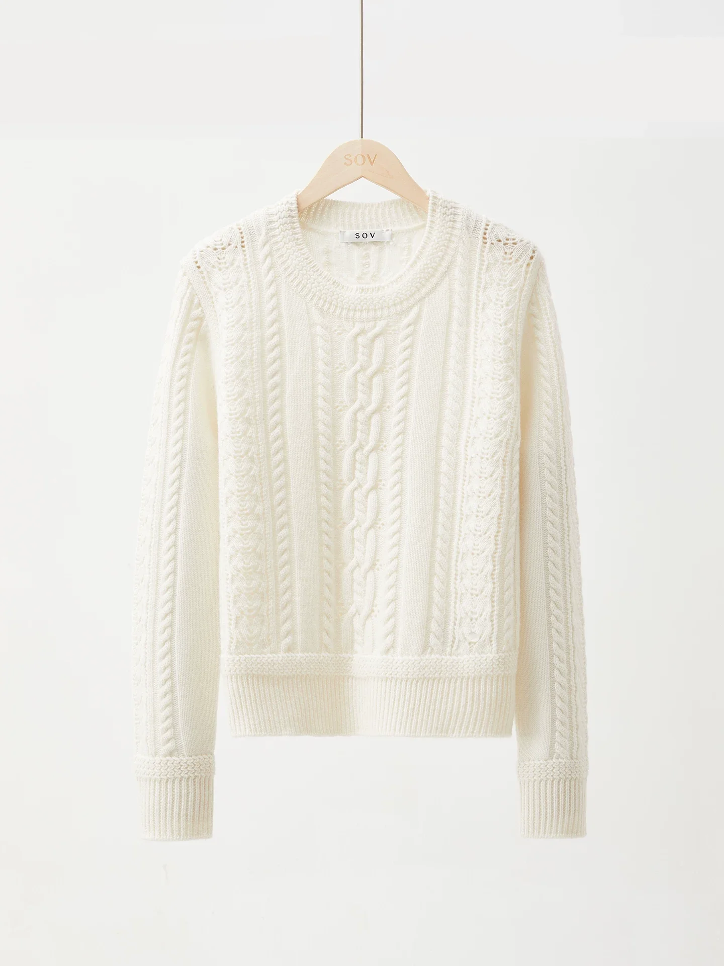 Cable Lace Sweater - Image 5