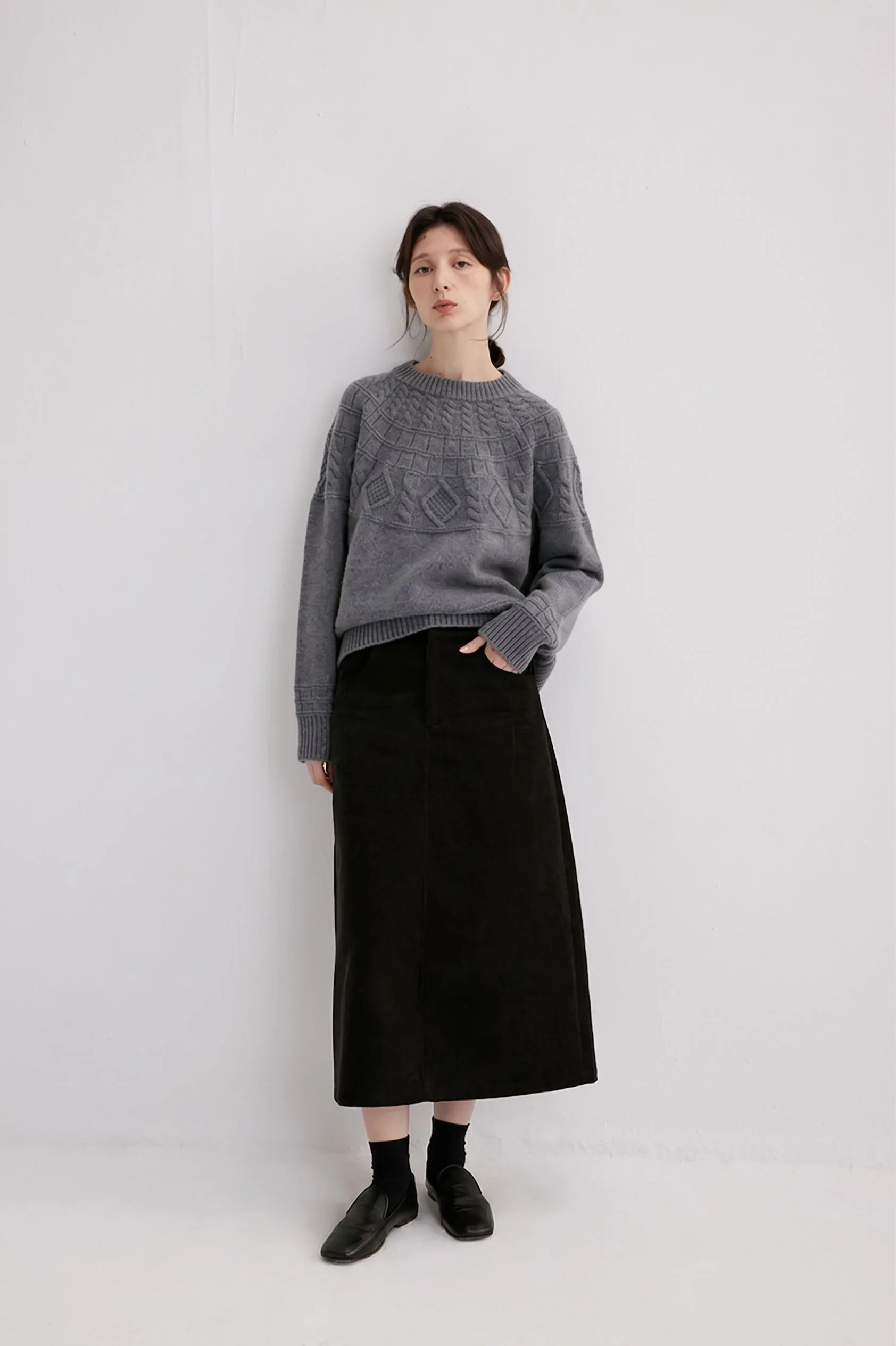 Cable Yoke Sweater