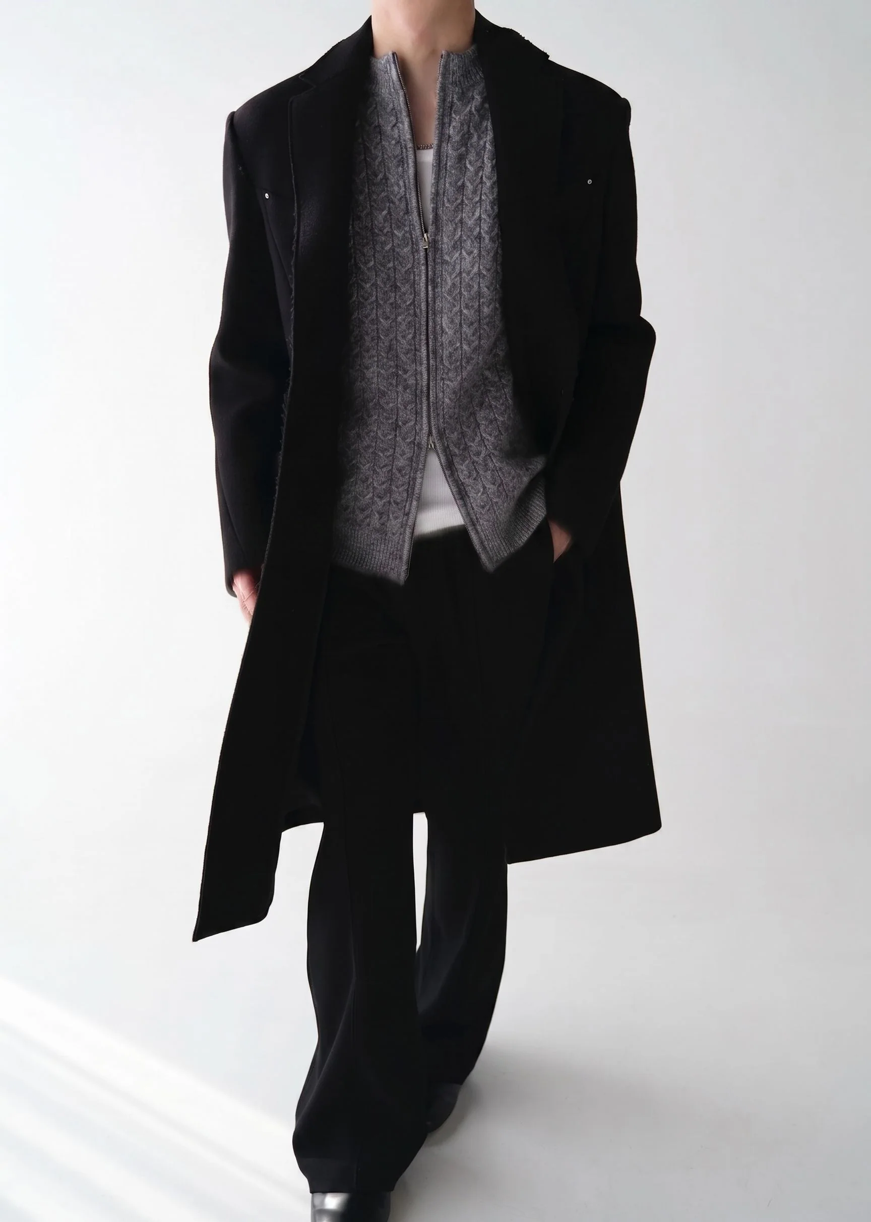 Cable Zip Cardigan - Image 4