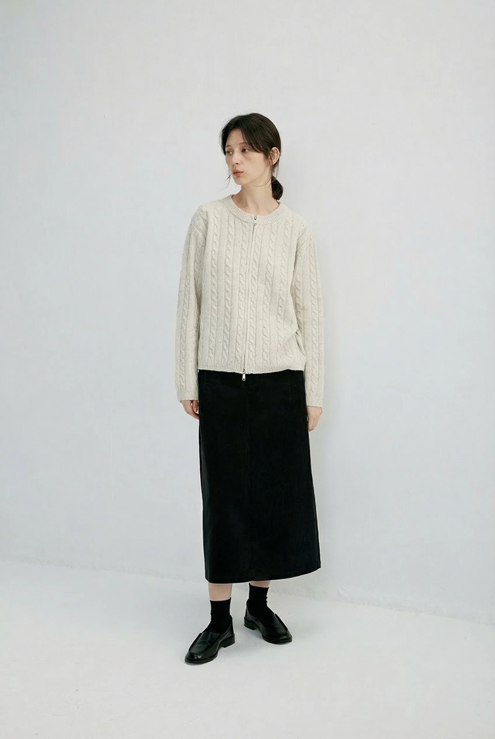Cable Zip Sweater - Image 4