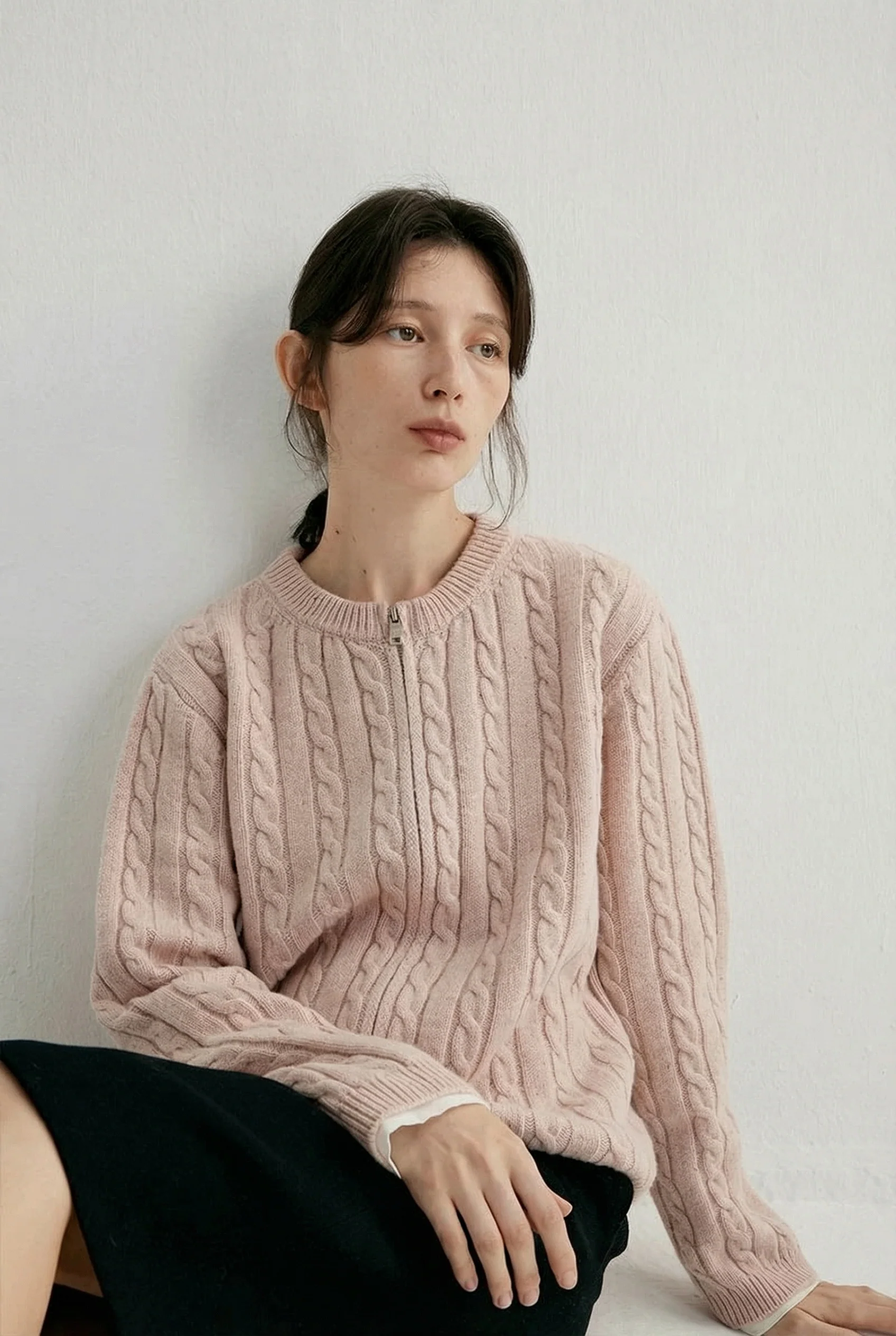 Cable Zip Sweater - Image 7