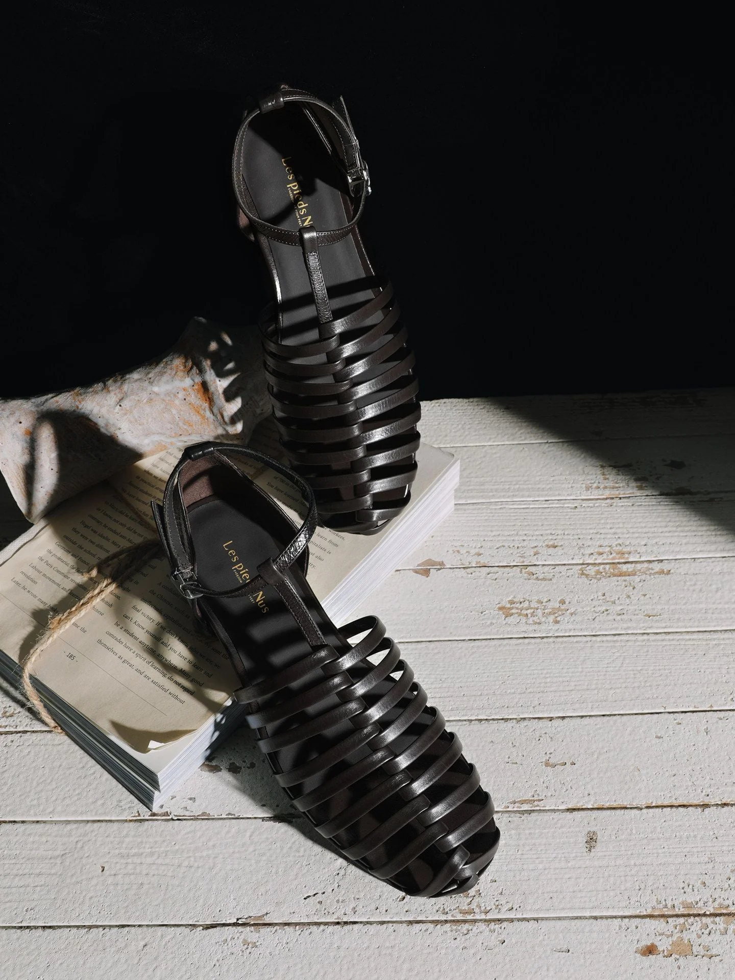 Cage T-Strap Sandals - Image 2