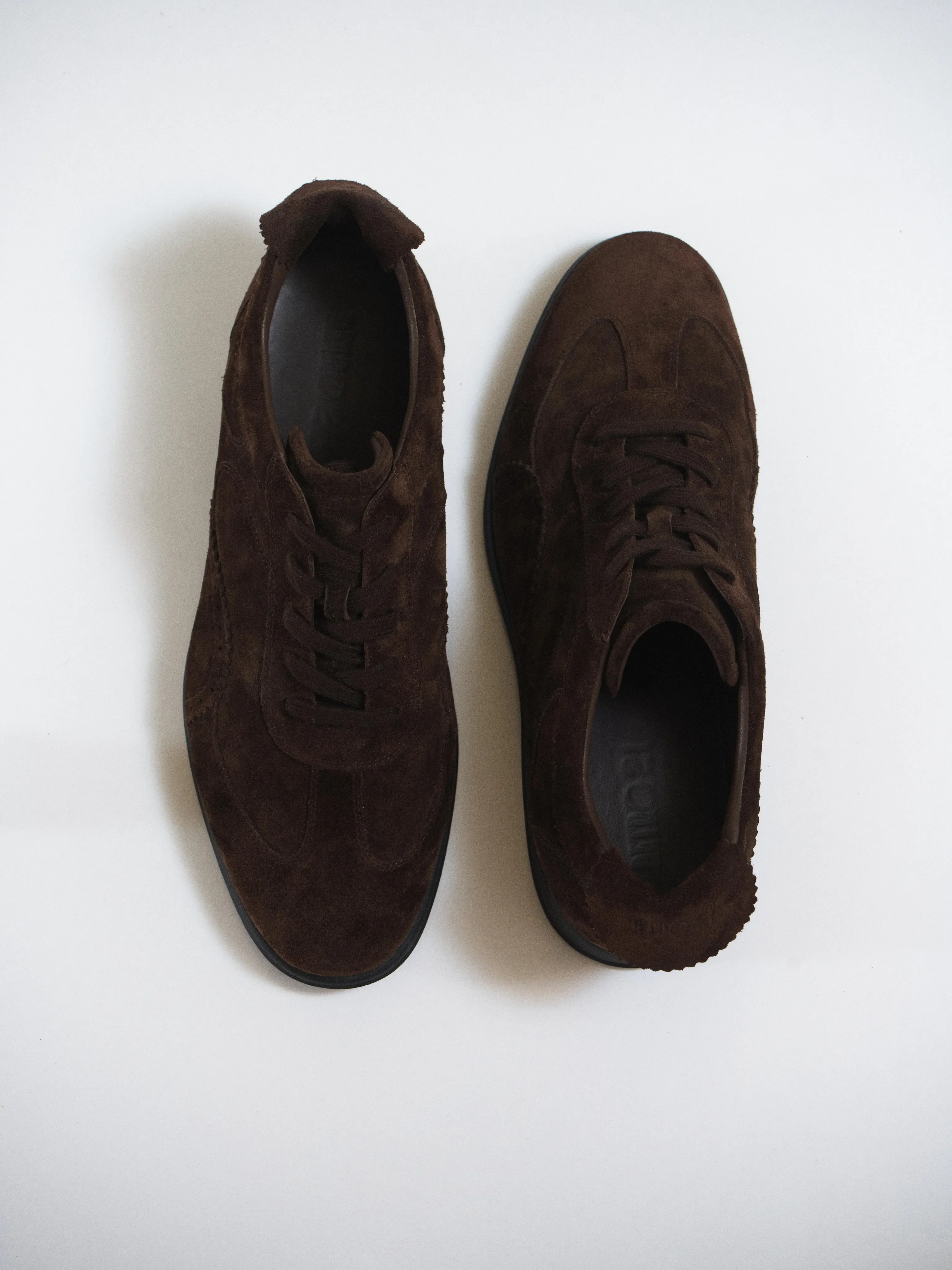Calf Suede Brogue Sneaker - Image 2