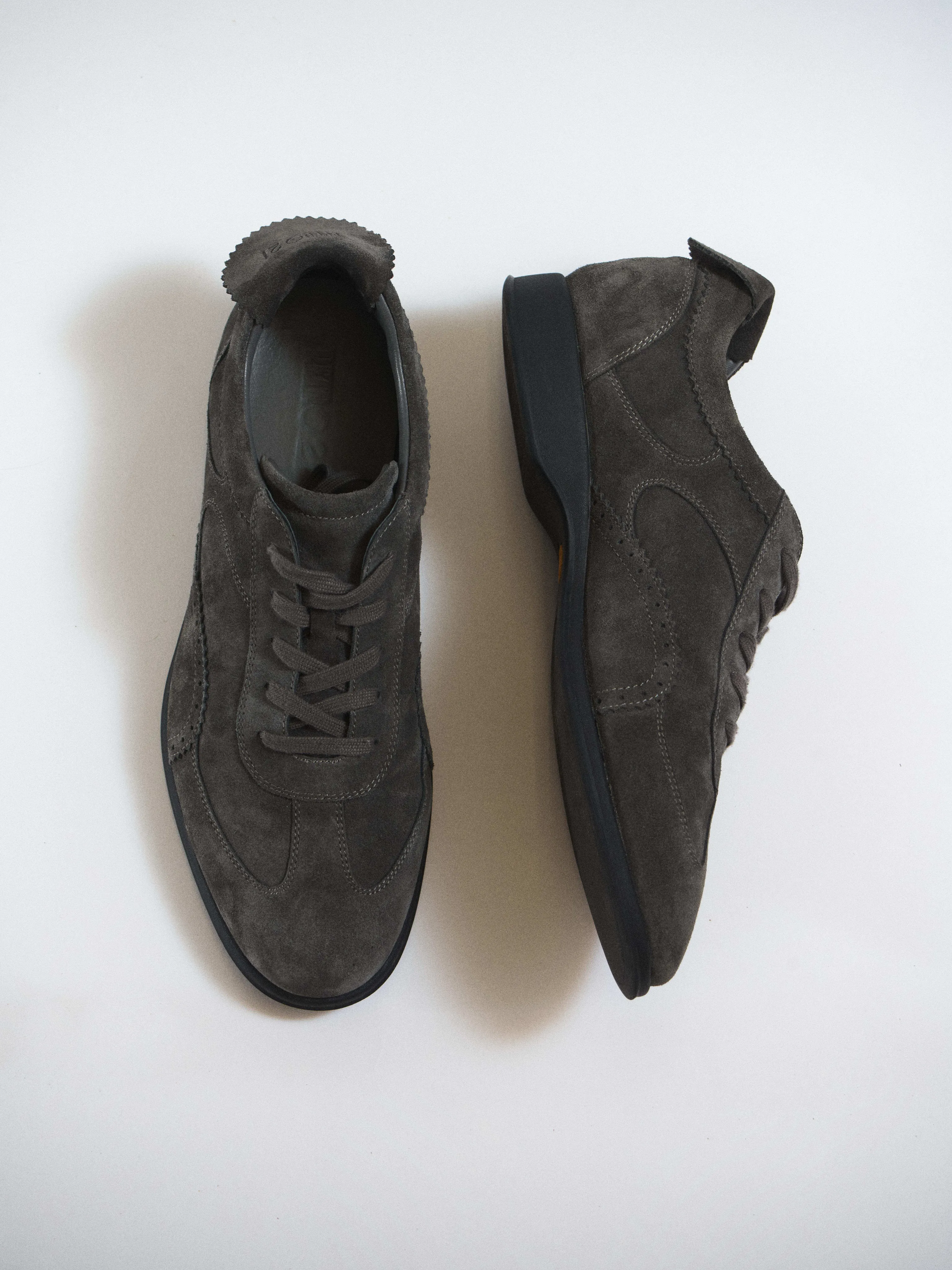 Calf Suede Brogue Sneaker - Image 3