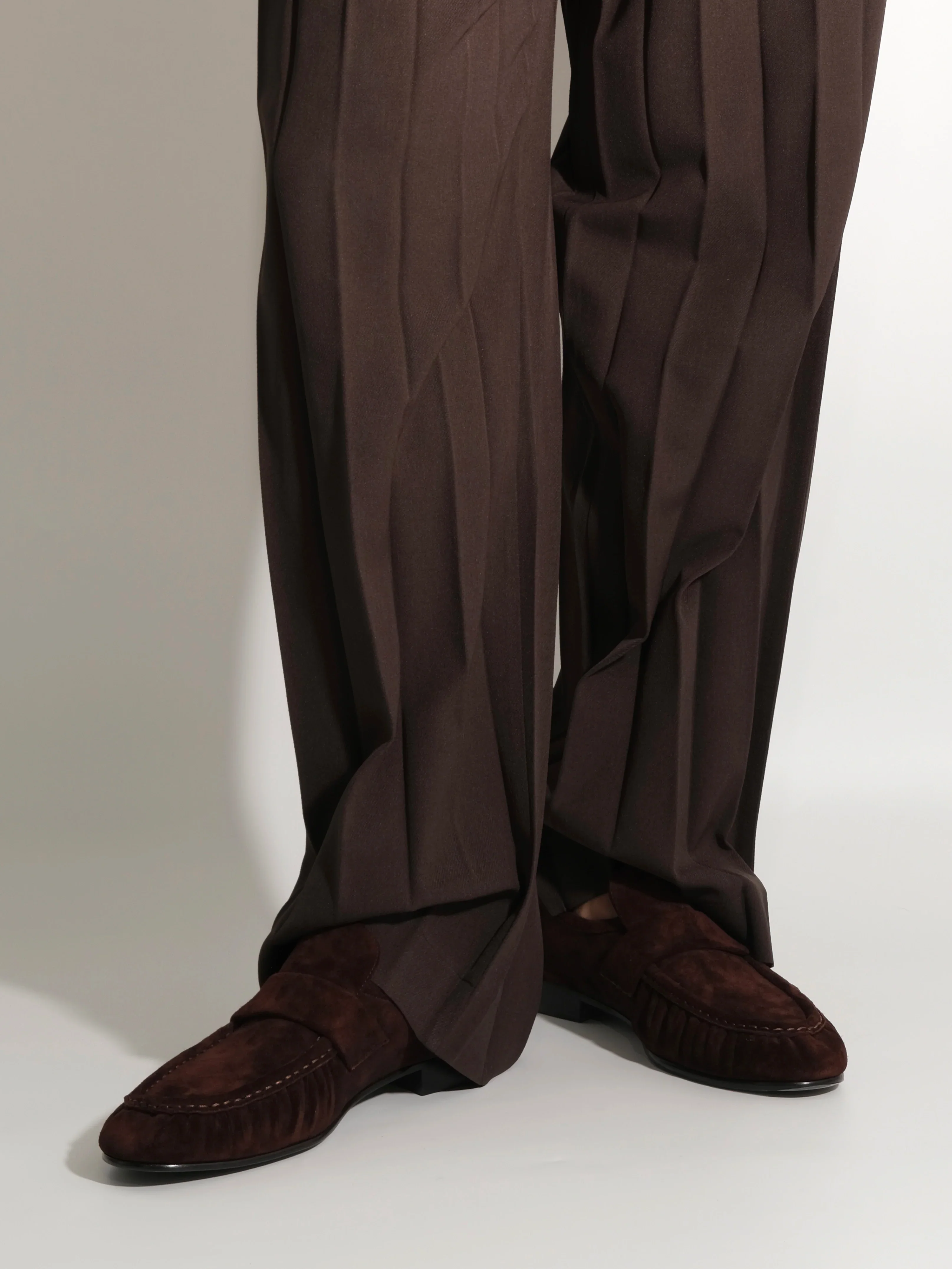 Calf Suede Penny Loafers - Image 5