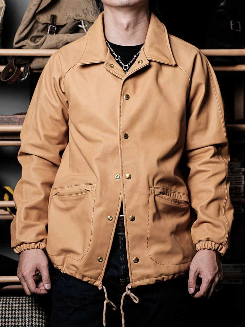 Calfskin Coach Jacket