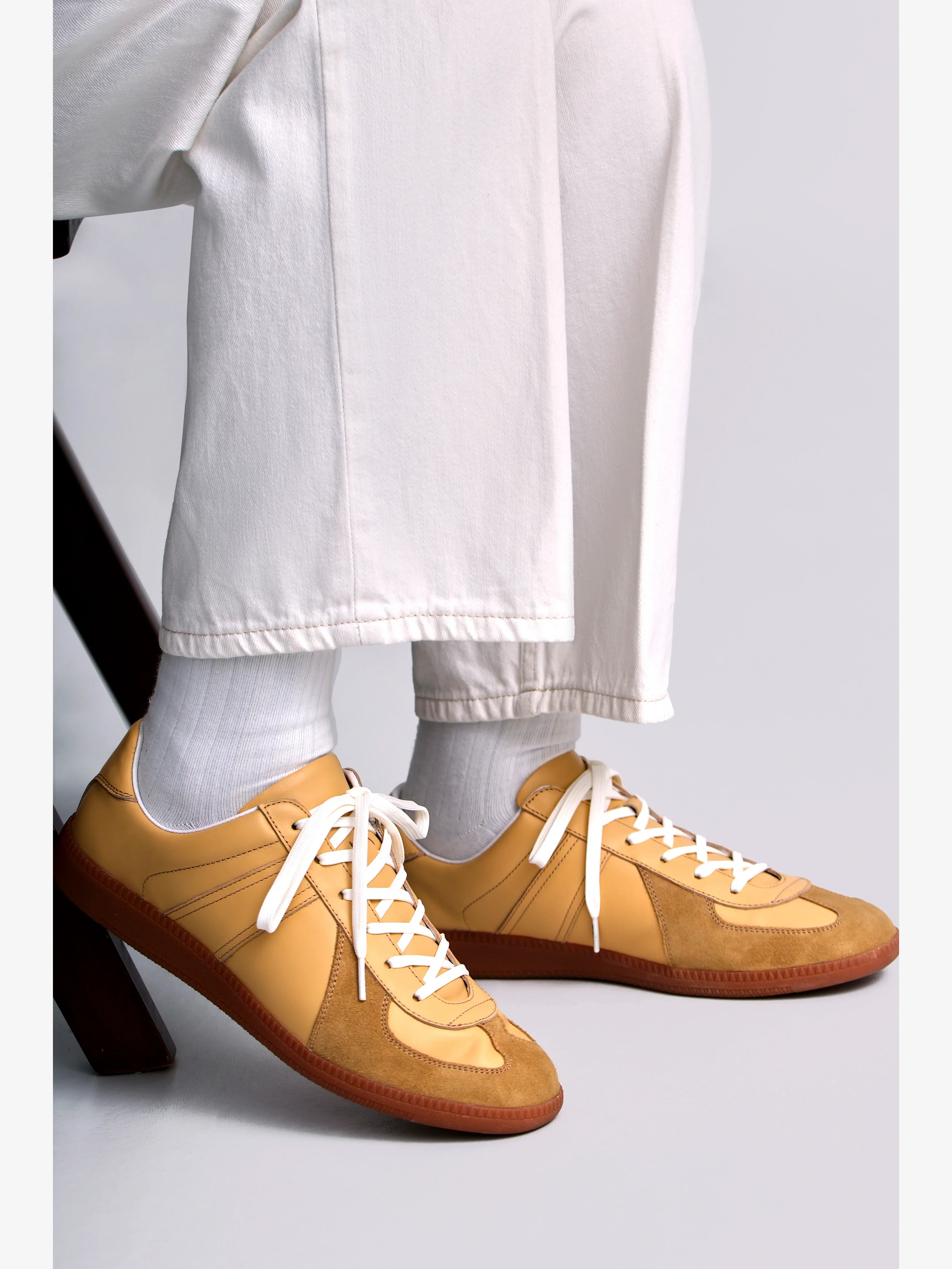Calfskin Retro Trainer - Image 3